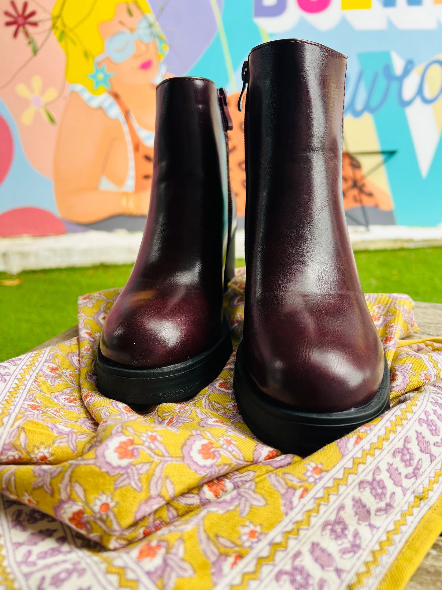 Boots Malika - prune