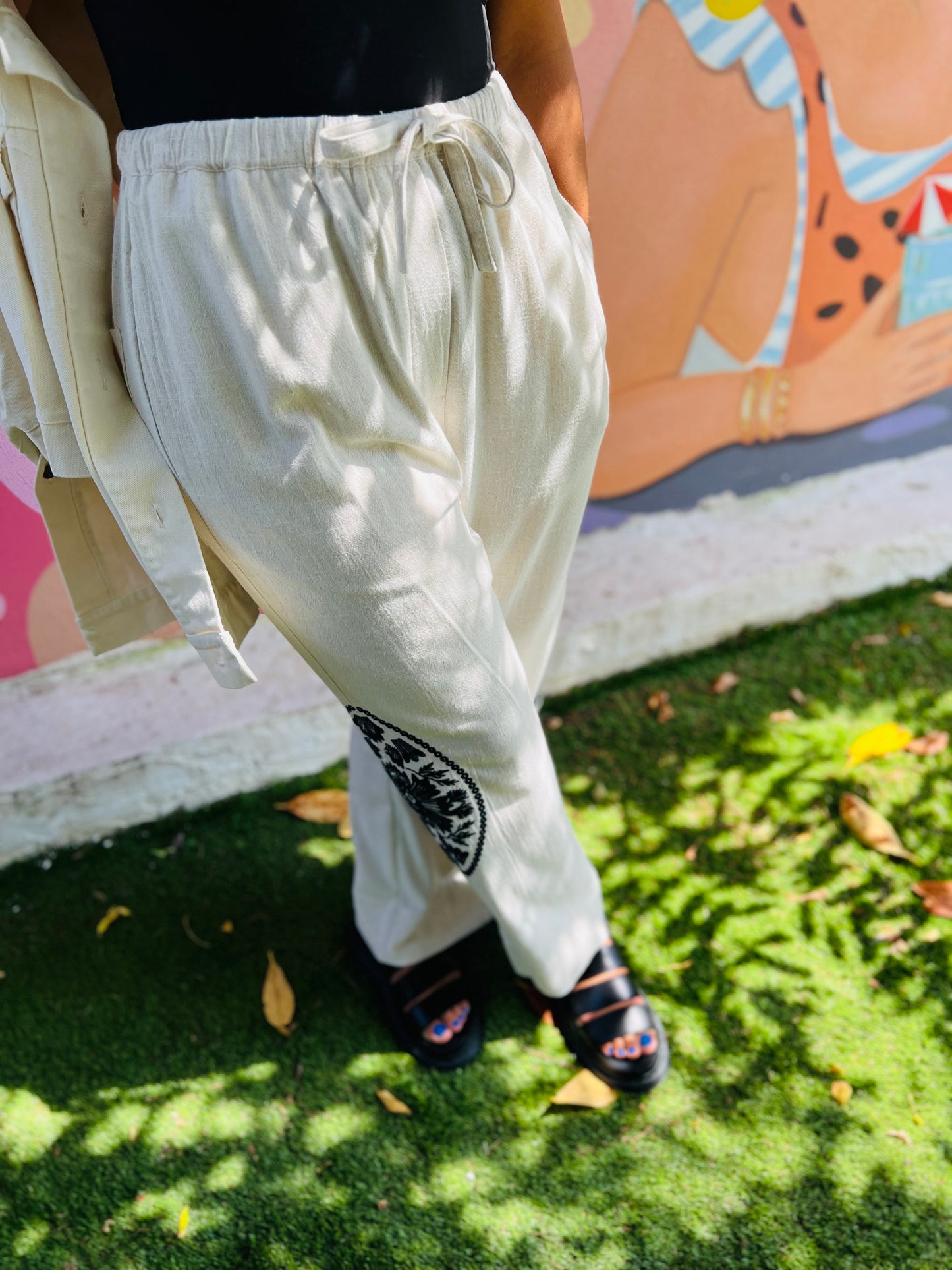 Pantalon fluide lin Missya