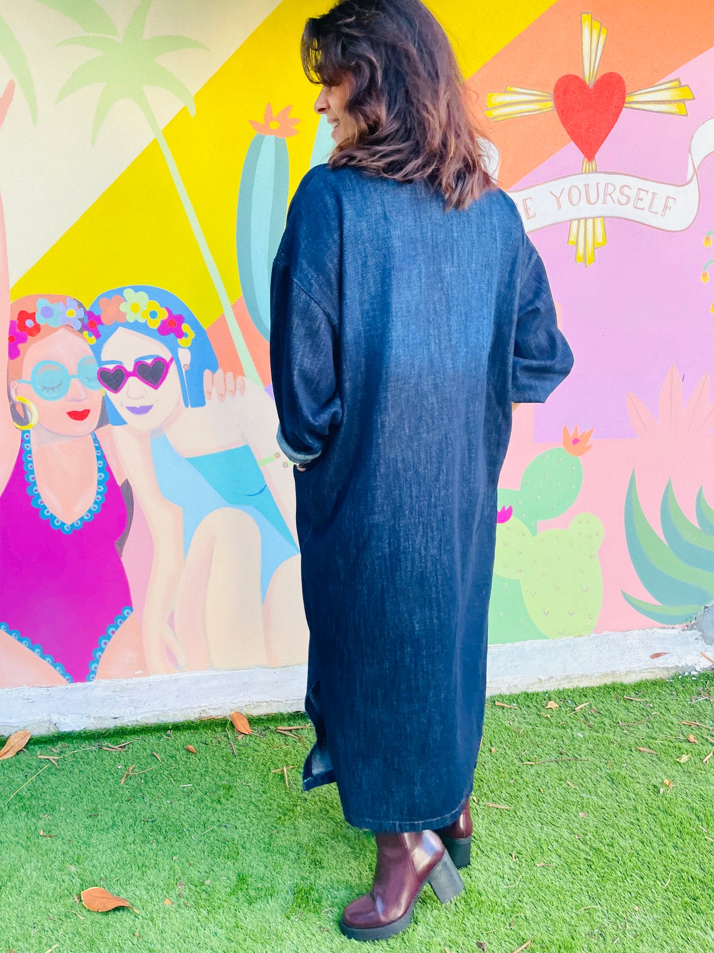 Robe DENVER - Denim bleu