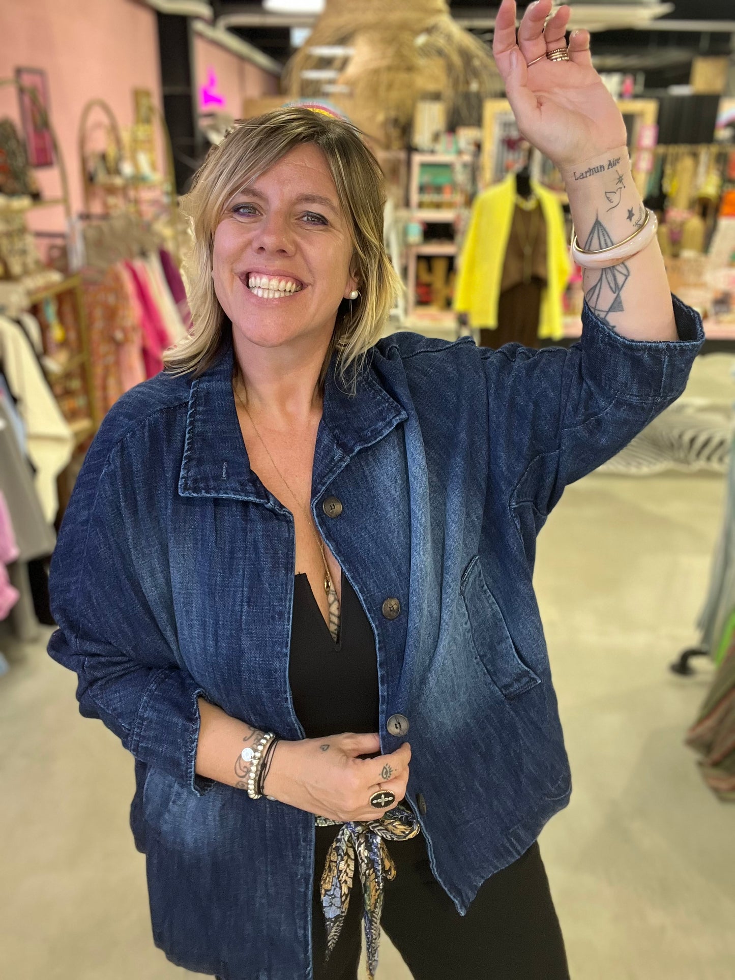 Veste en jean brut Belle by Banditas