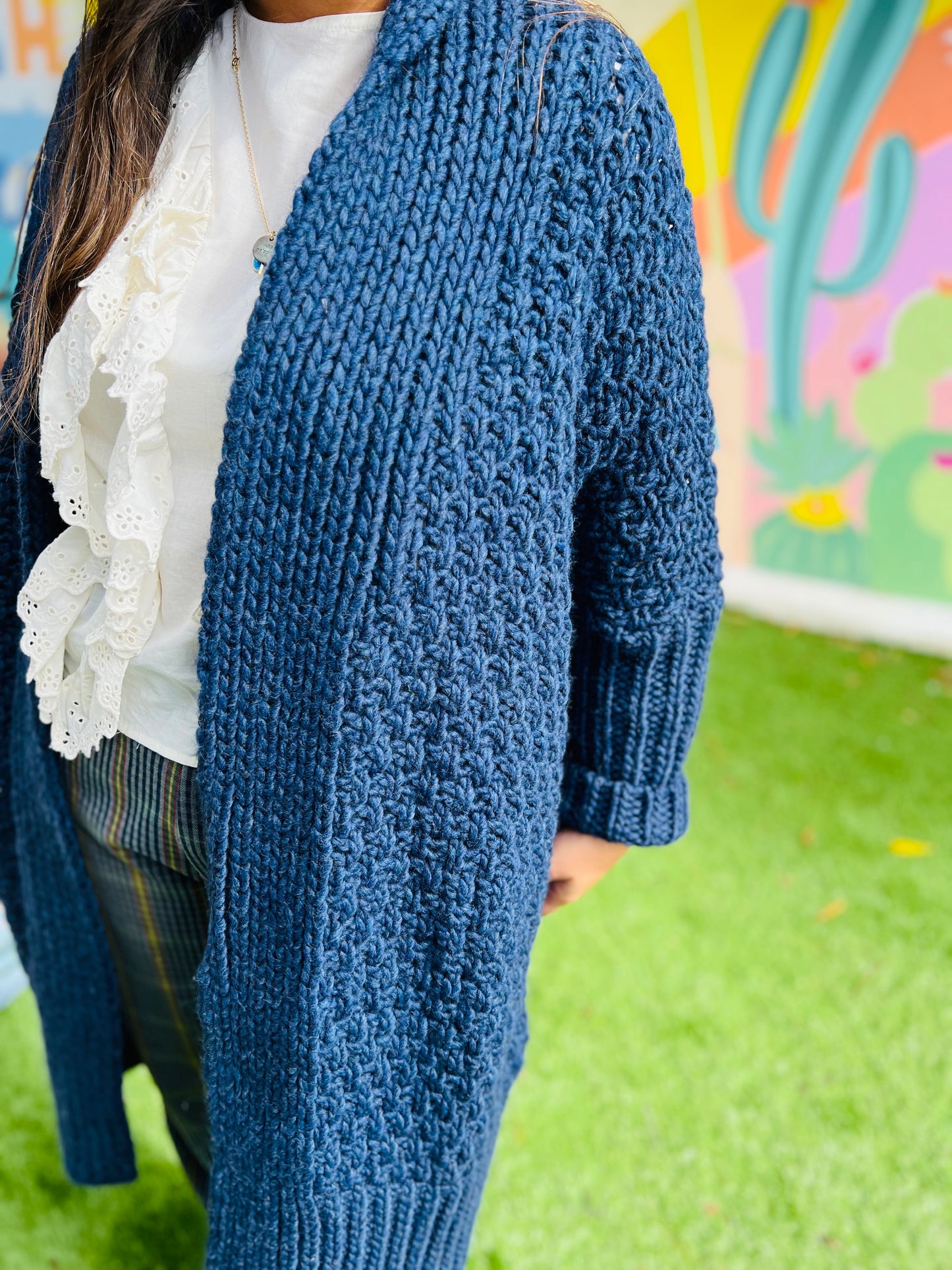 Long gilet Azzura by Banditas - Marine