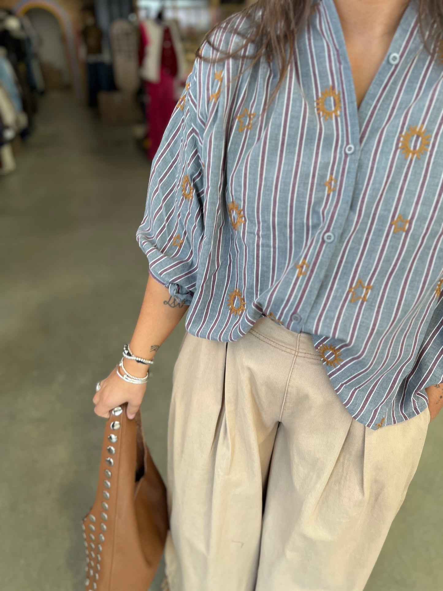 Blouse Arizona - Gris