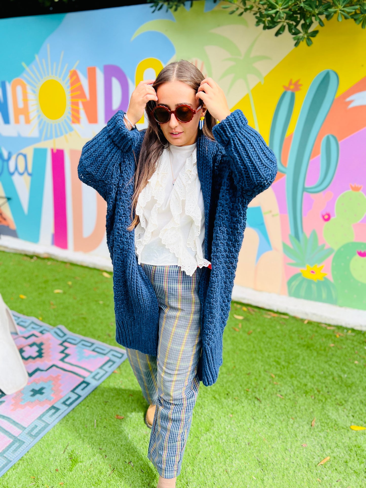 Long gilet Azzura by Banditas - Marine