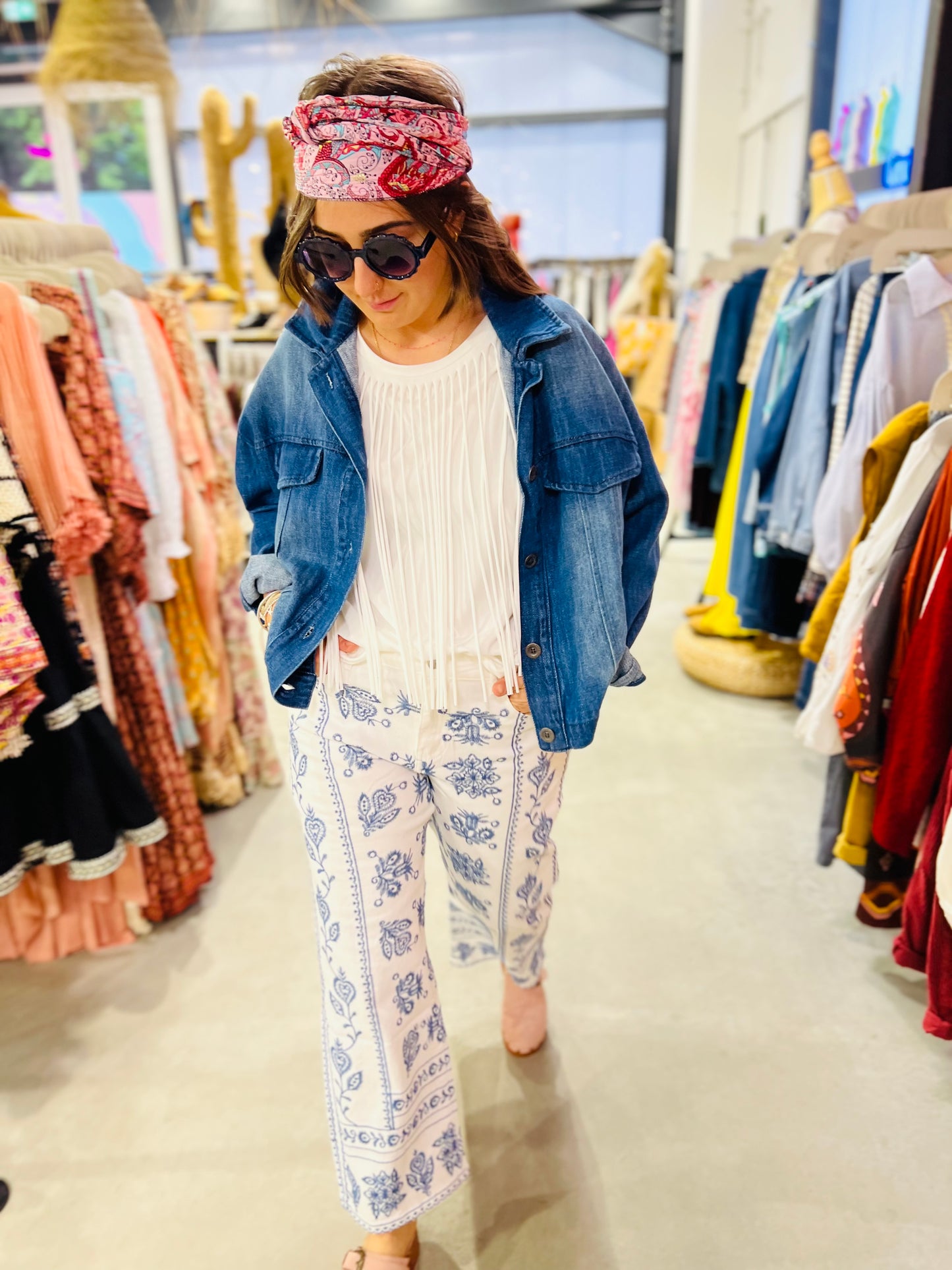 Tee-shirt Fringe - Blanc