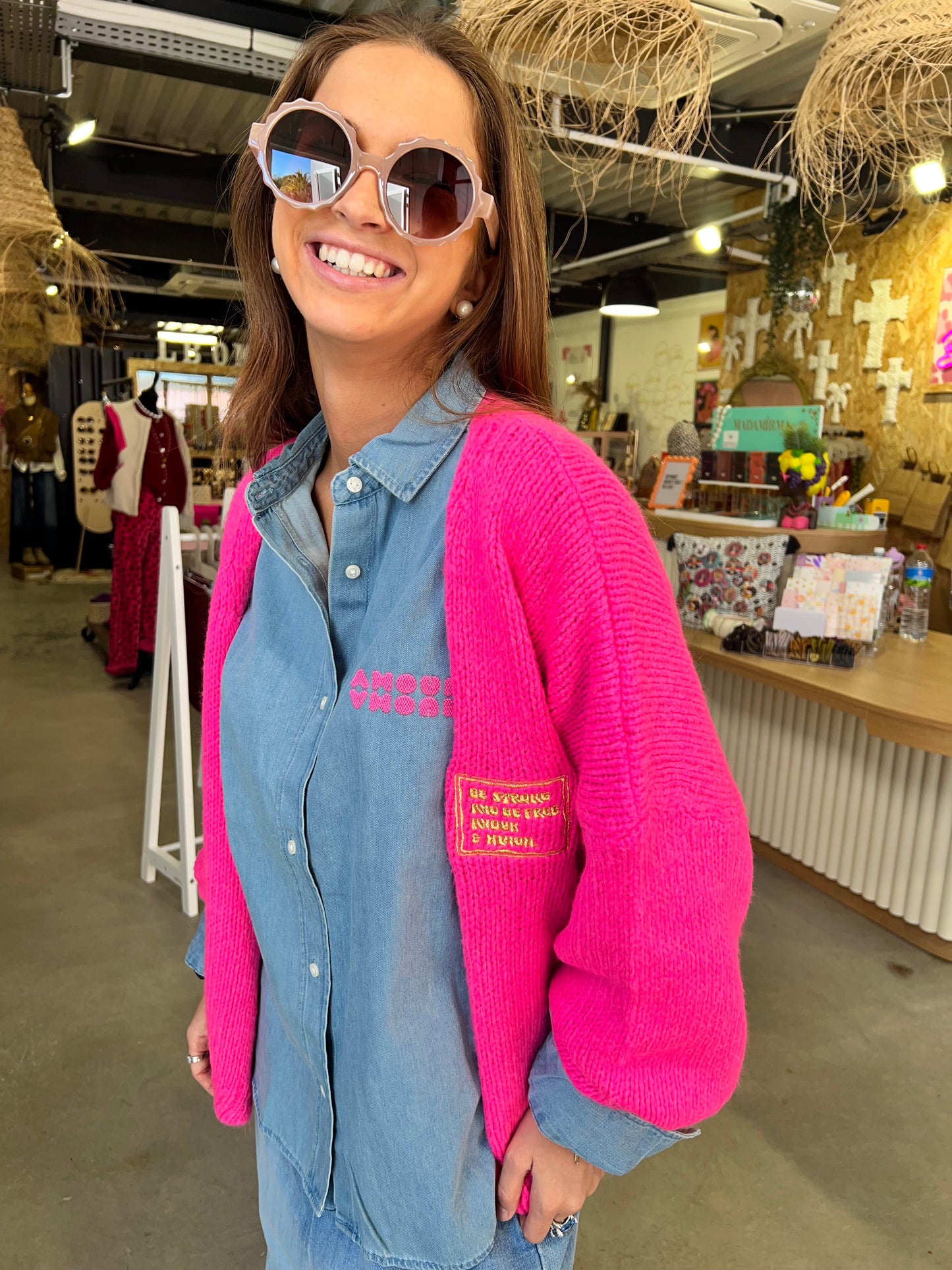 Chemise en jean clair Céline