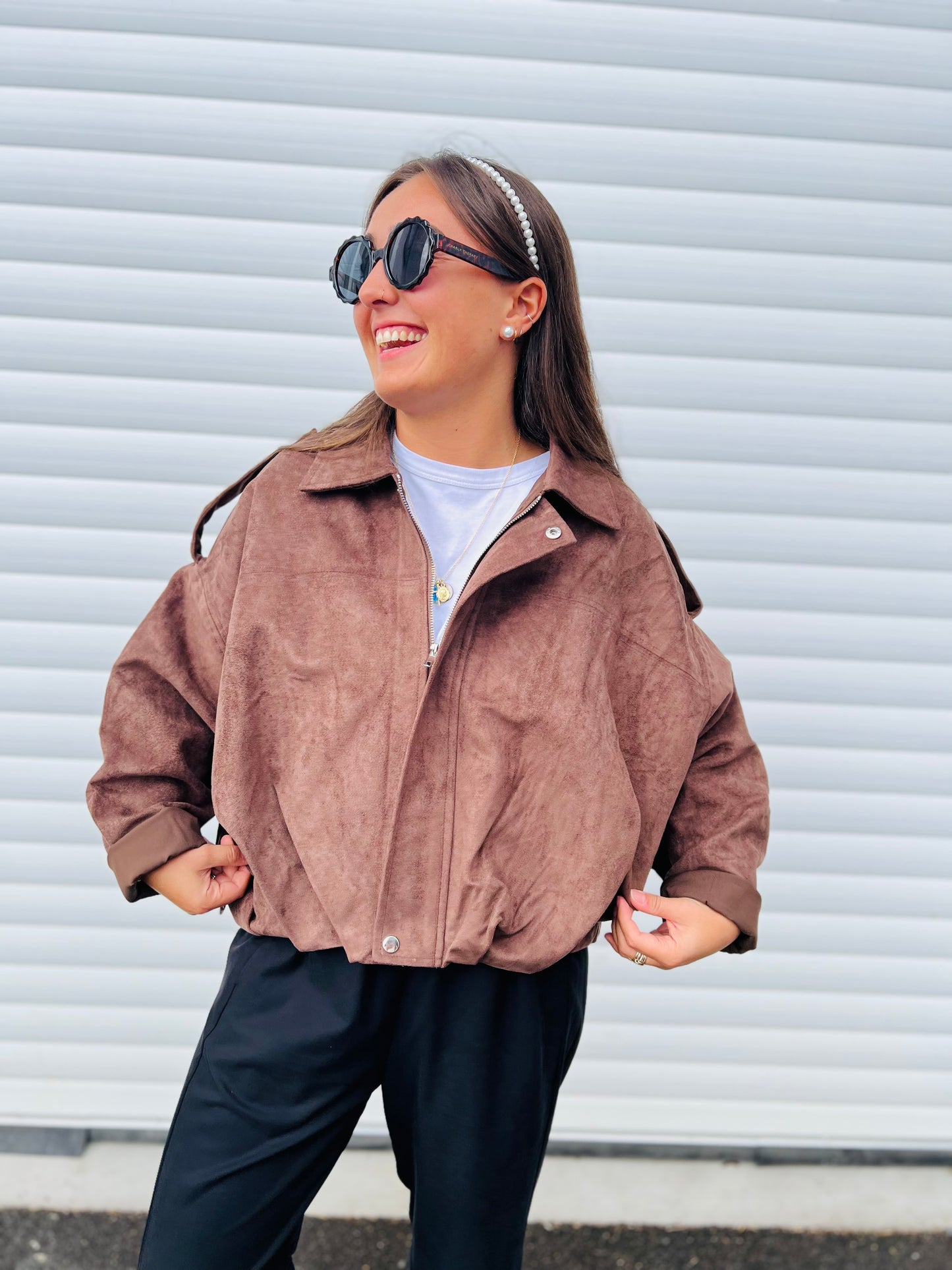 Veste PEPITA - Choco