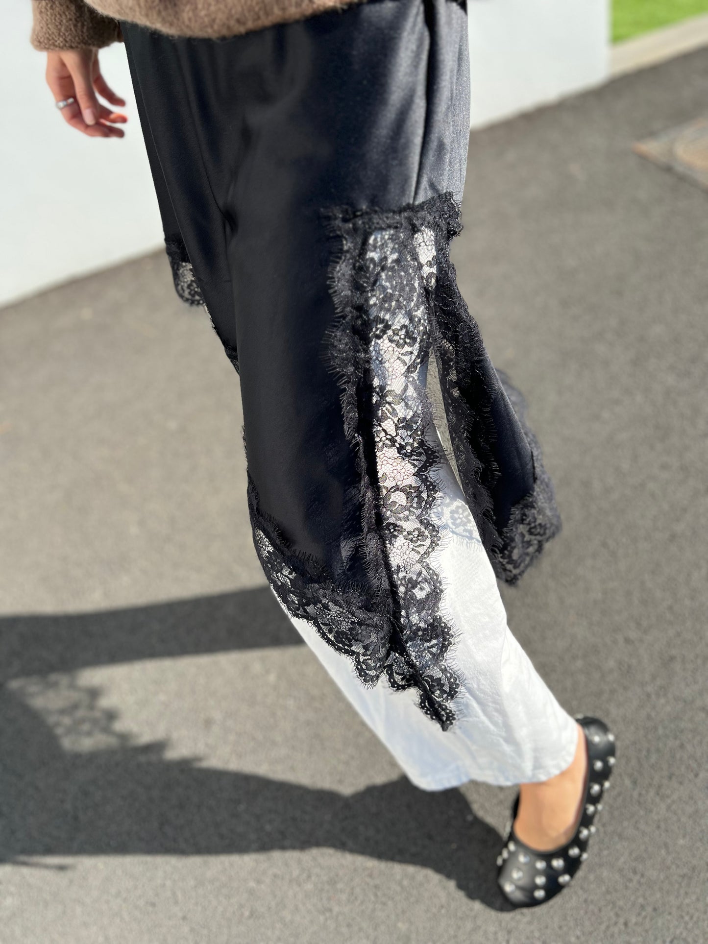 Robe dentelle EVA - Noir