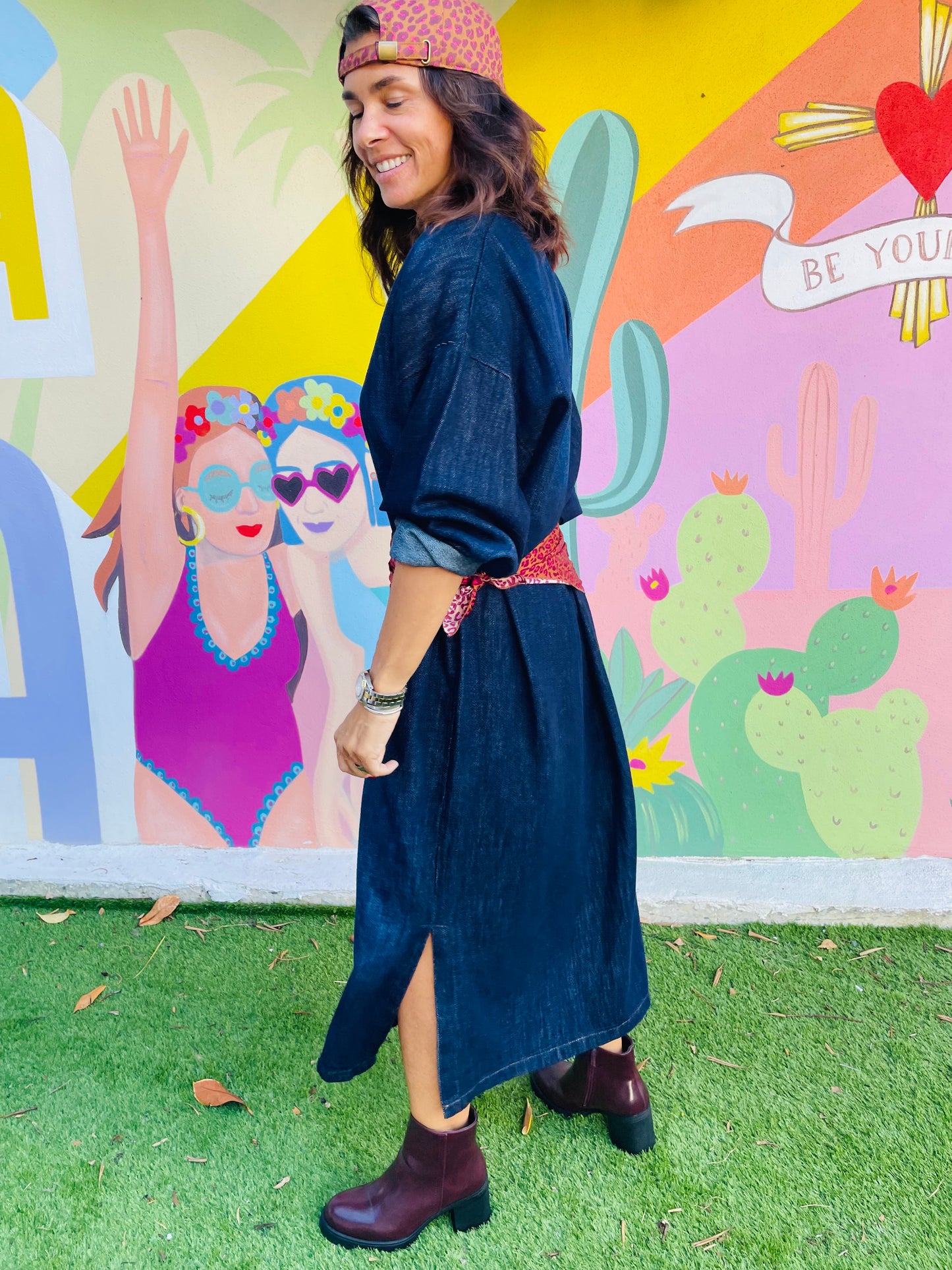 Robe DENVER - Denim bleu