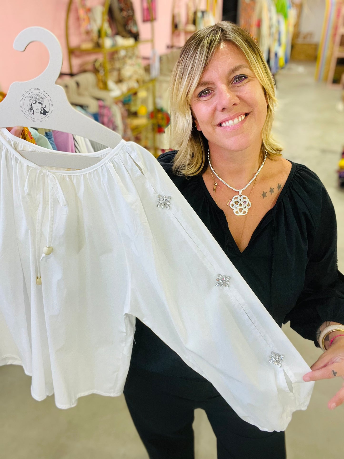 Blouse bijoux Ari - 2 couleurs