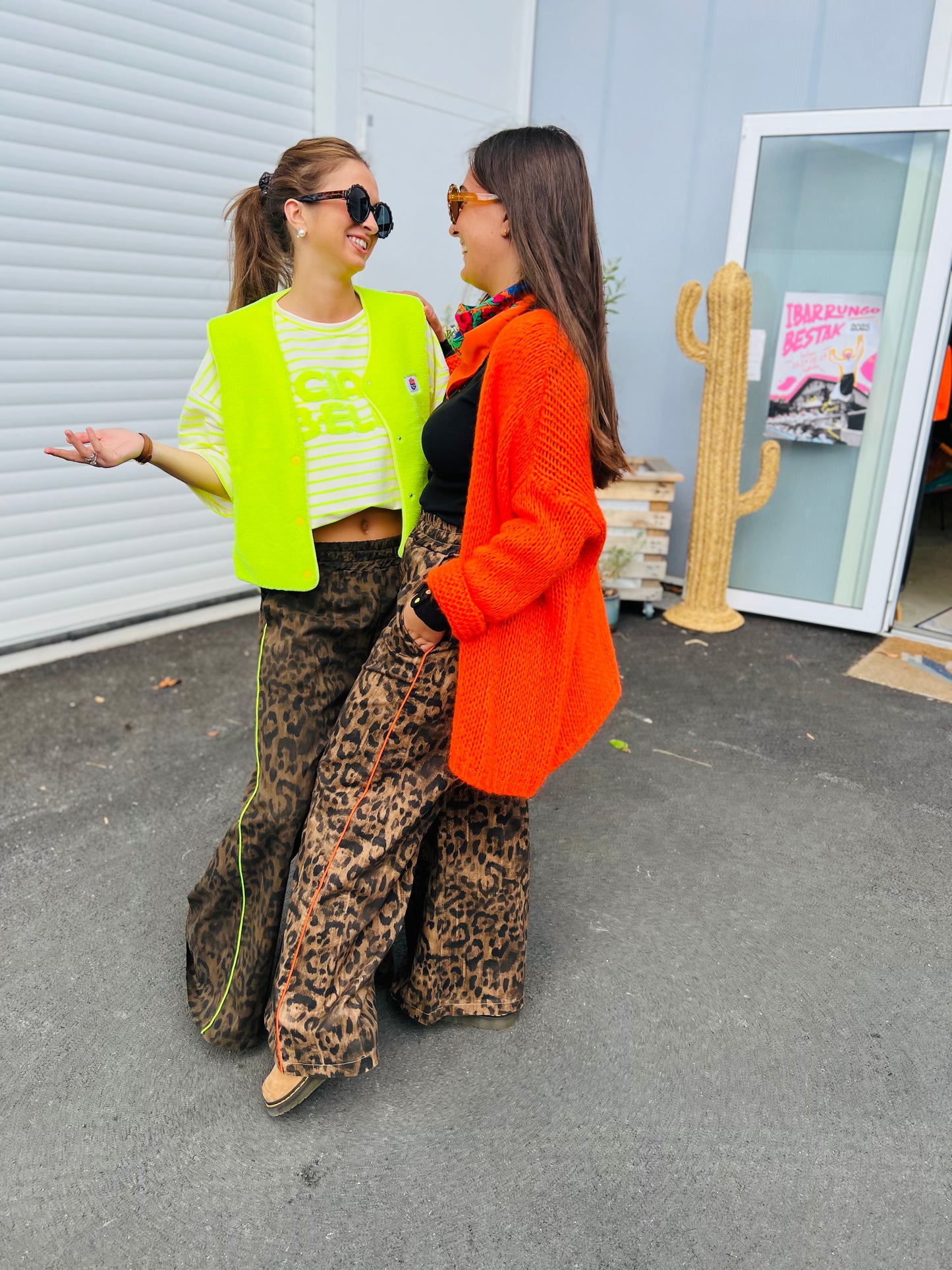 Pantalon Mariolu by Banditas - Léo bande jaune fluo