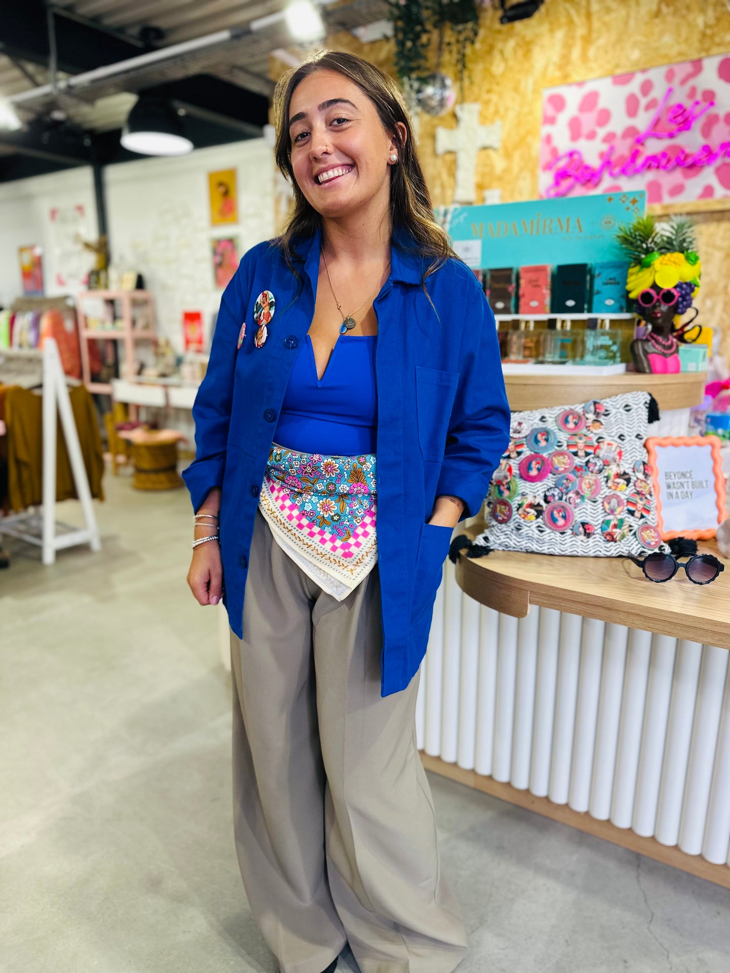 Pantalon à pinces Milly - Taupe