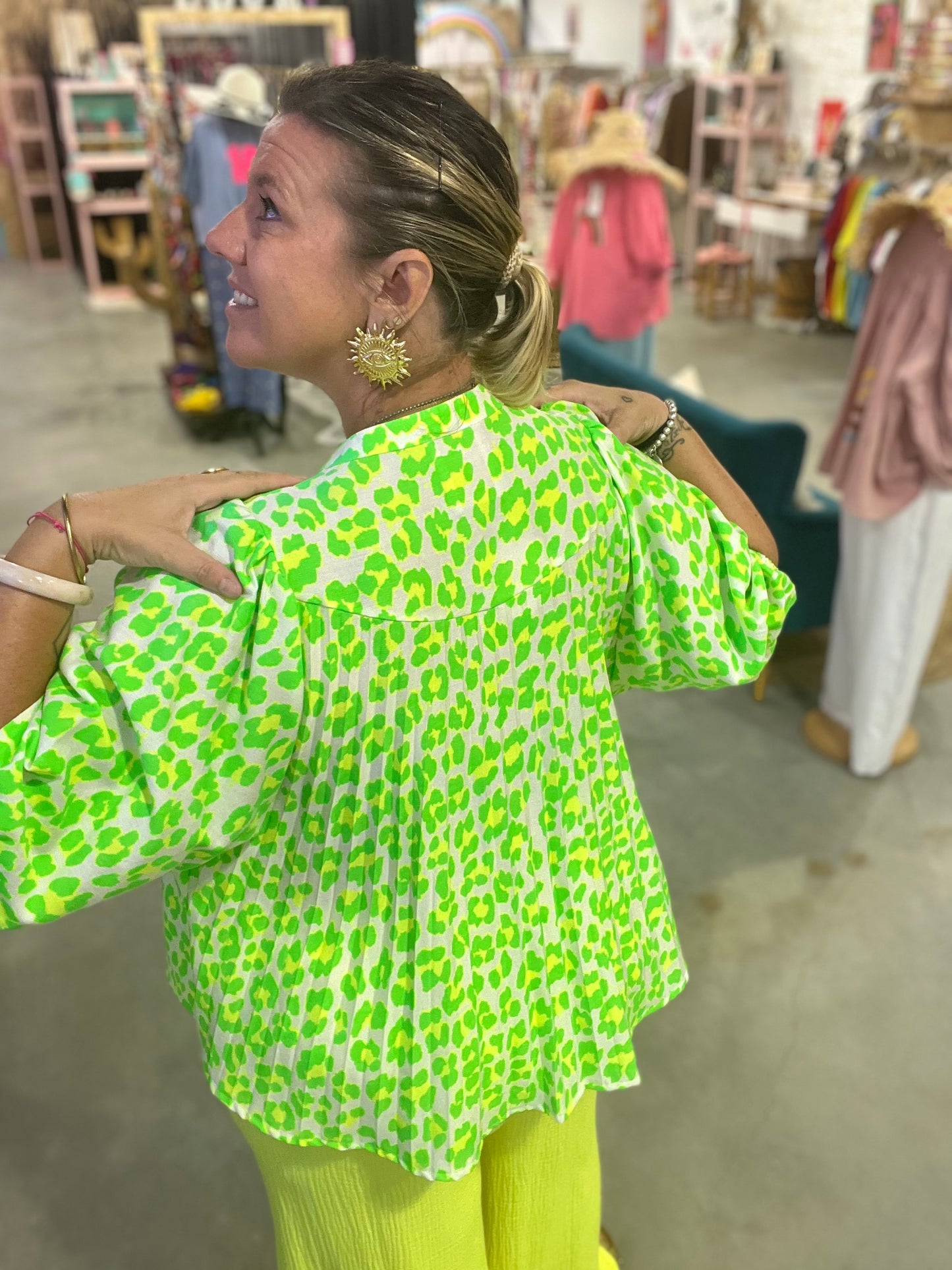 Blouse Fauvea fluo - Vert