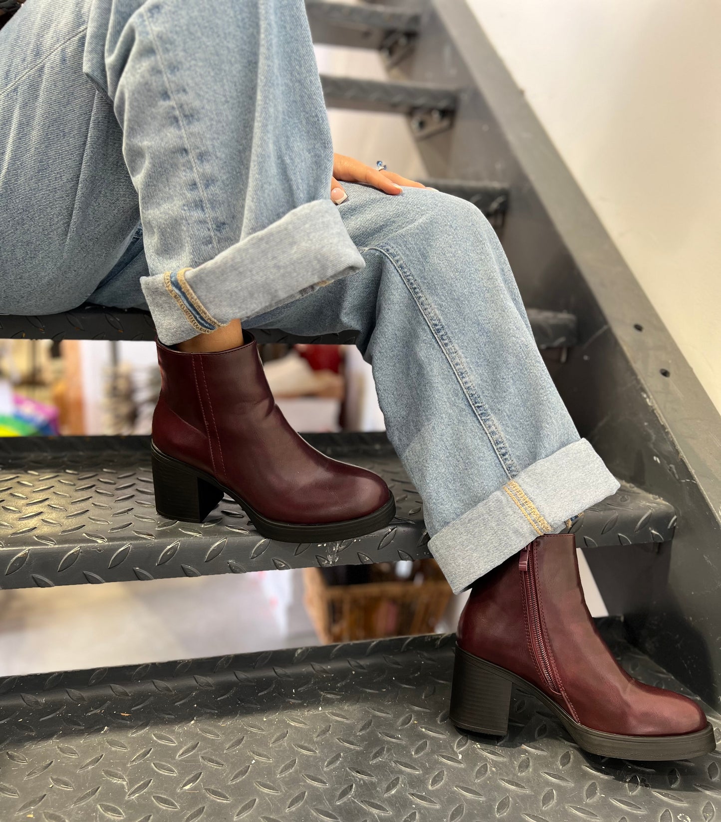 Boots Malika - prune
