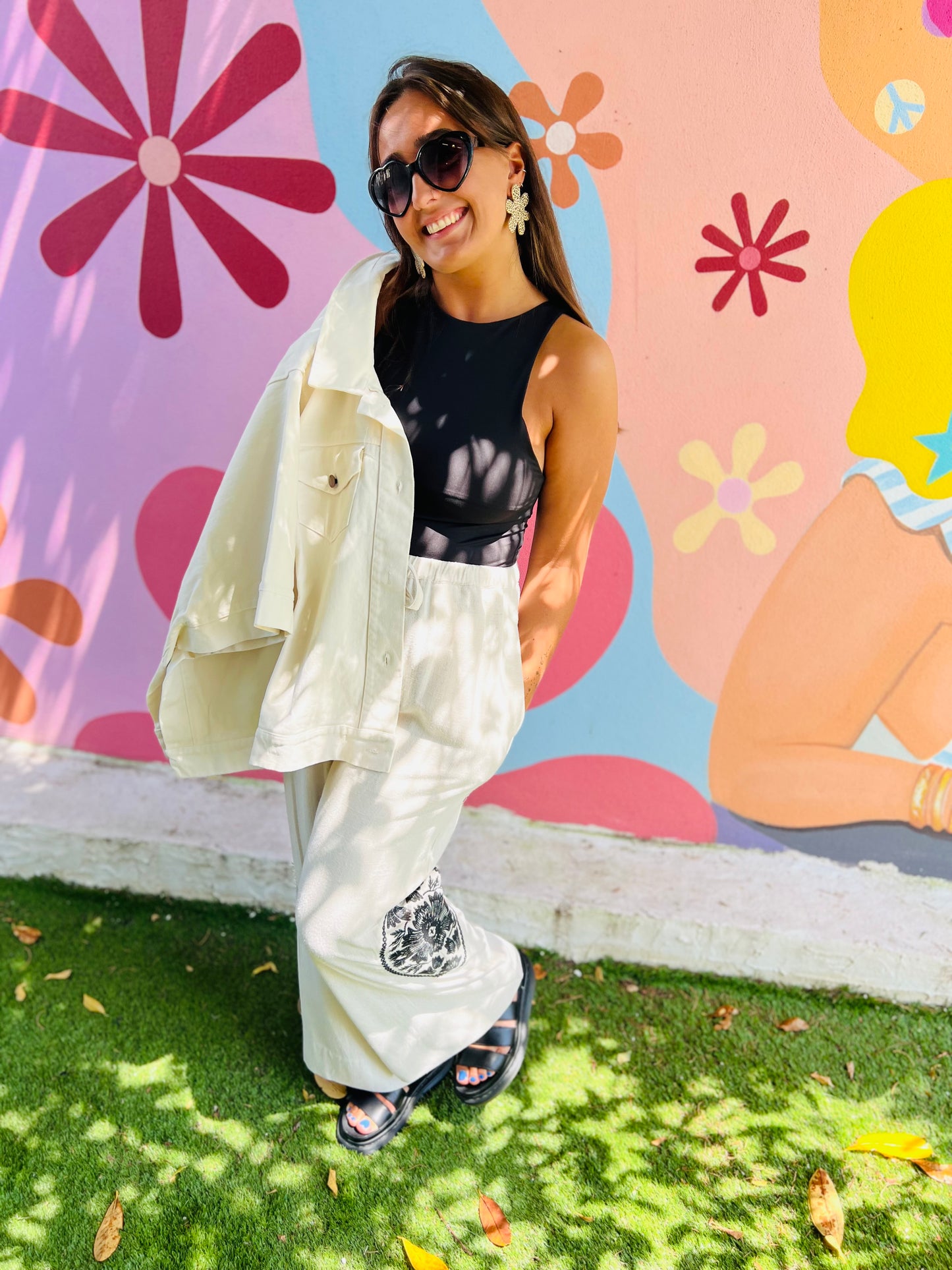 Pantalon fluide lin Missya