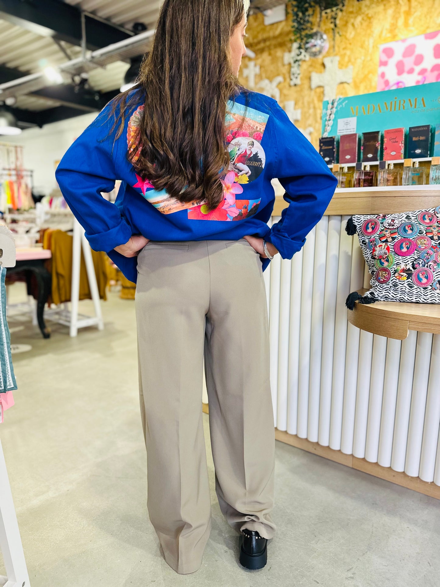 Pantalon à pinces Milly - Taupe