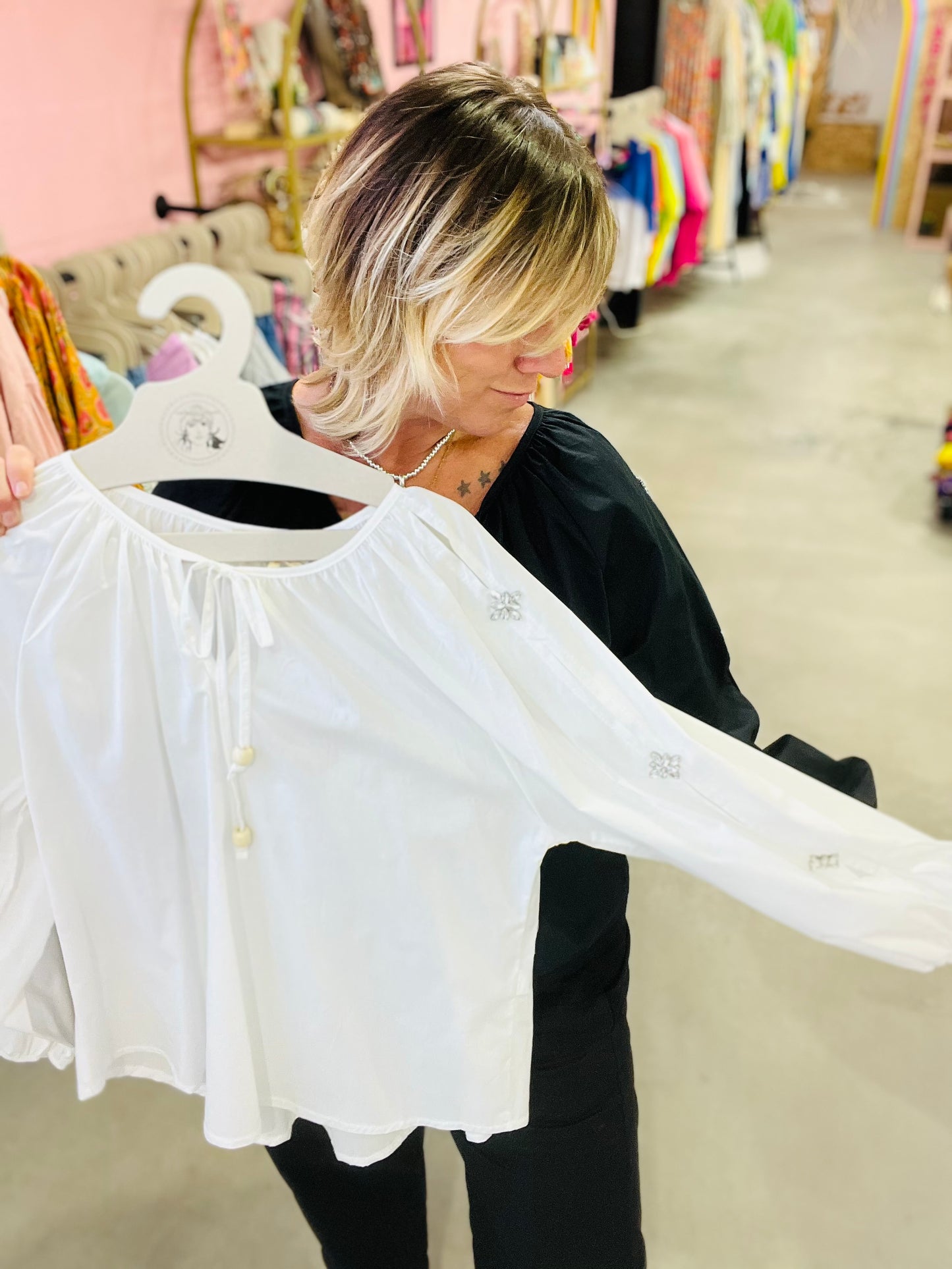 Blouse bijoux Ari - 2 couleurs