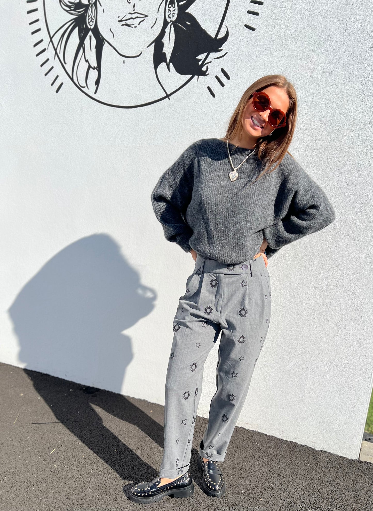 Pull Lula col bateau - Gris foncé