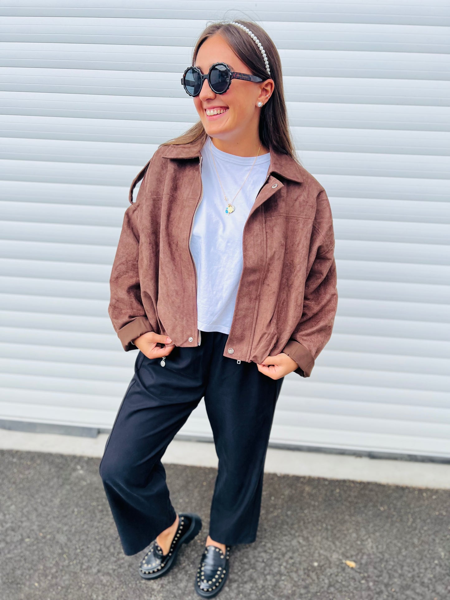 Veste PEPITA - Choco