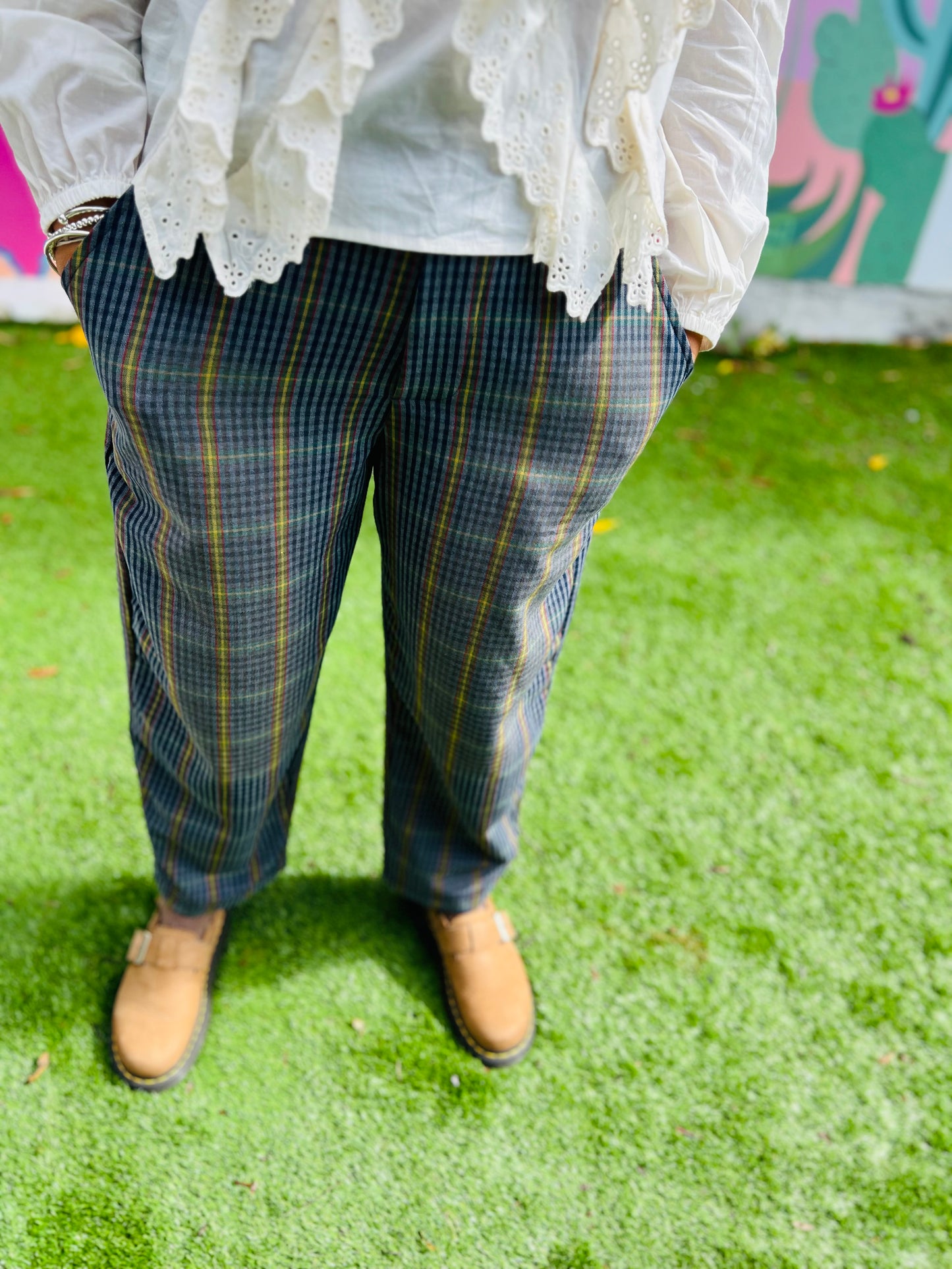 Pantalon à carreaux Adige by Banditas