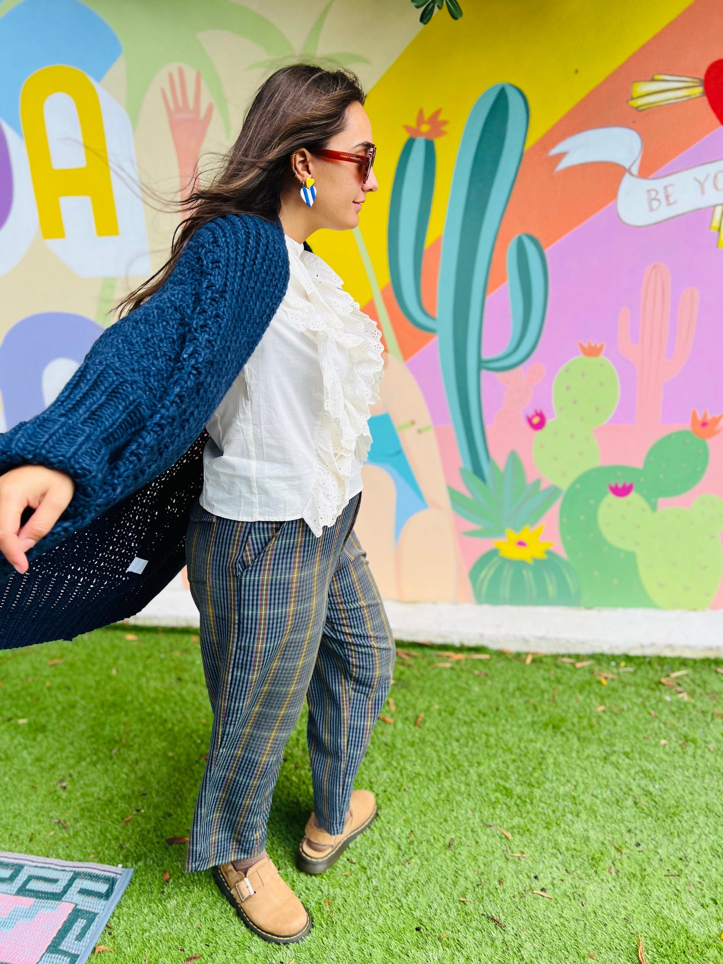 Pantalon à carreaux Adige by Banditas