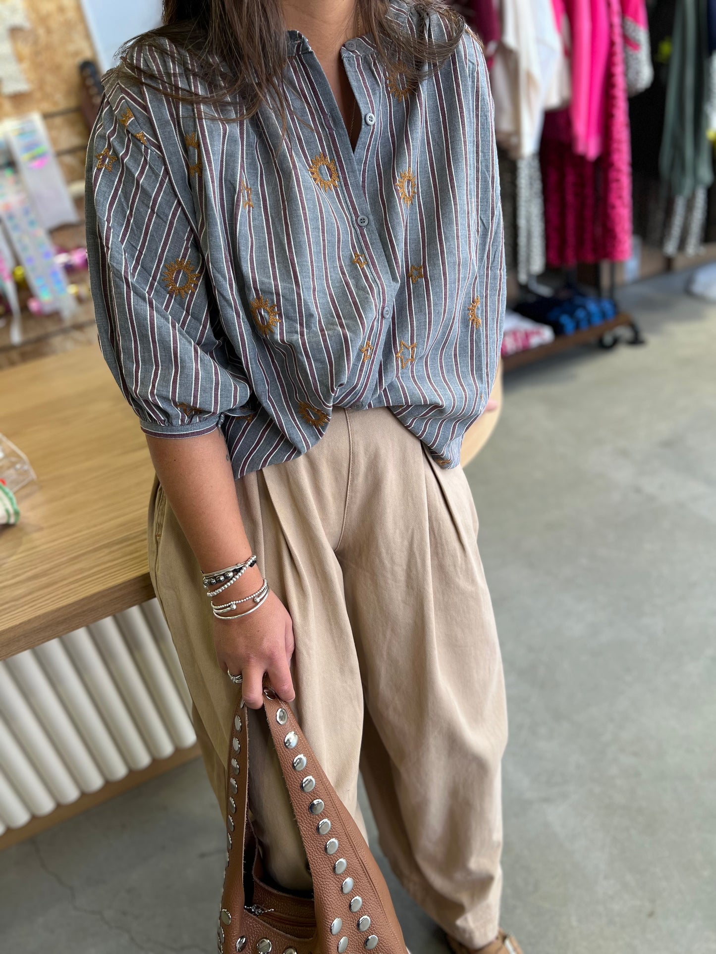 Blouse Arizona - Gris