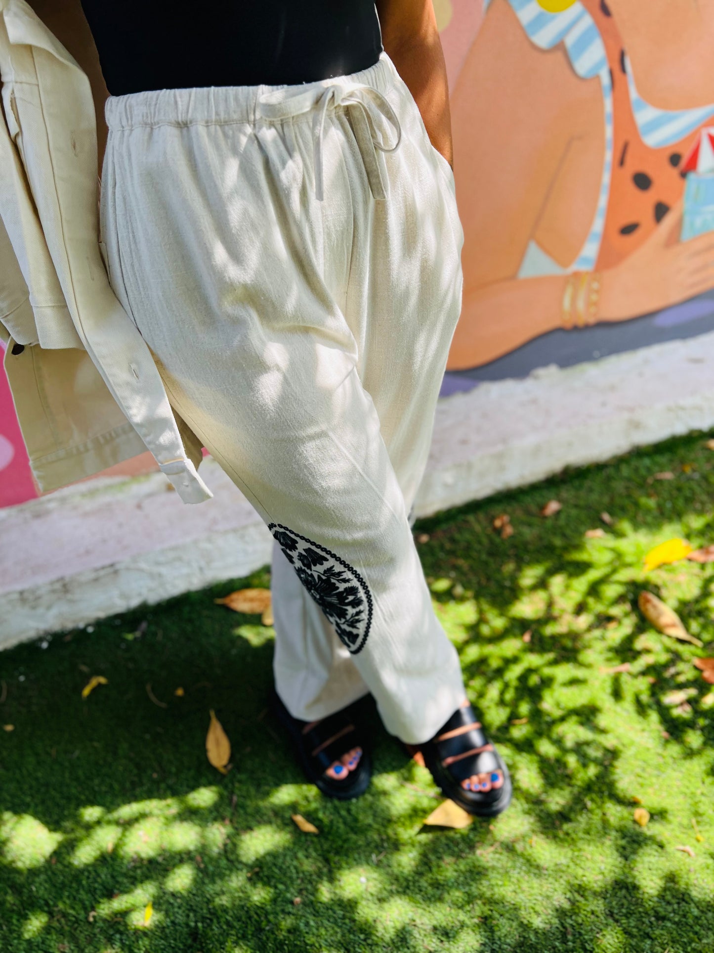 Pantalon fluide lin Missya