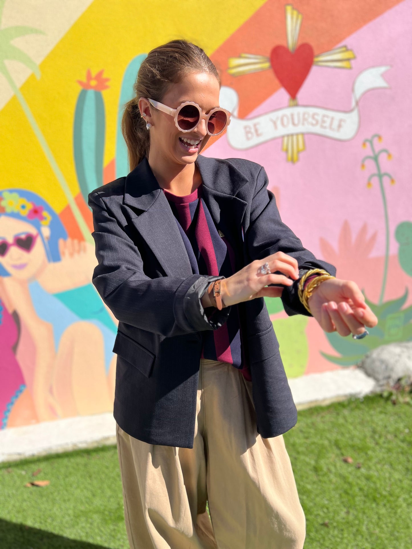 Blazer school BELLA - Marine