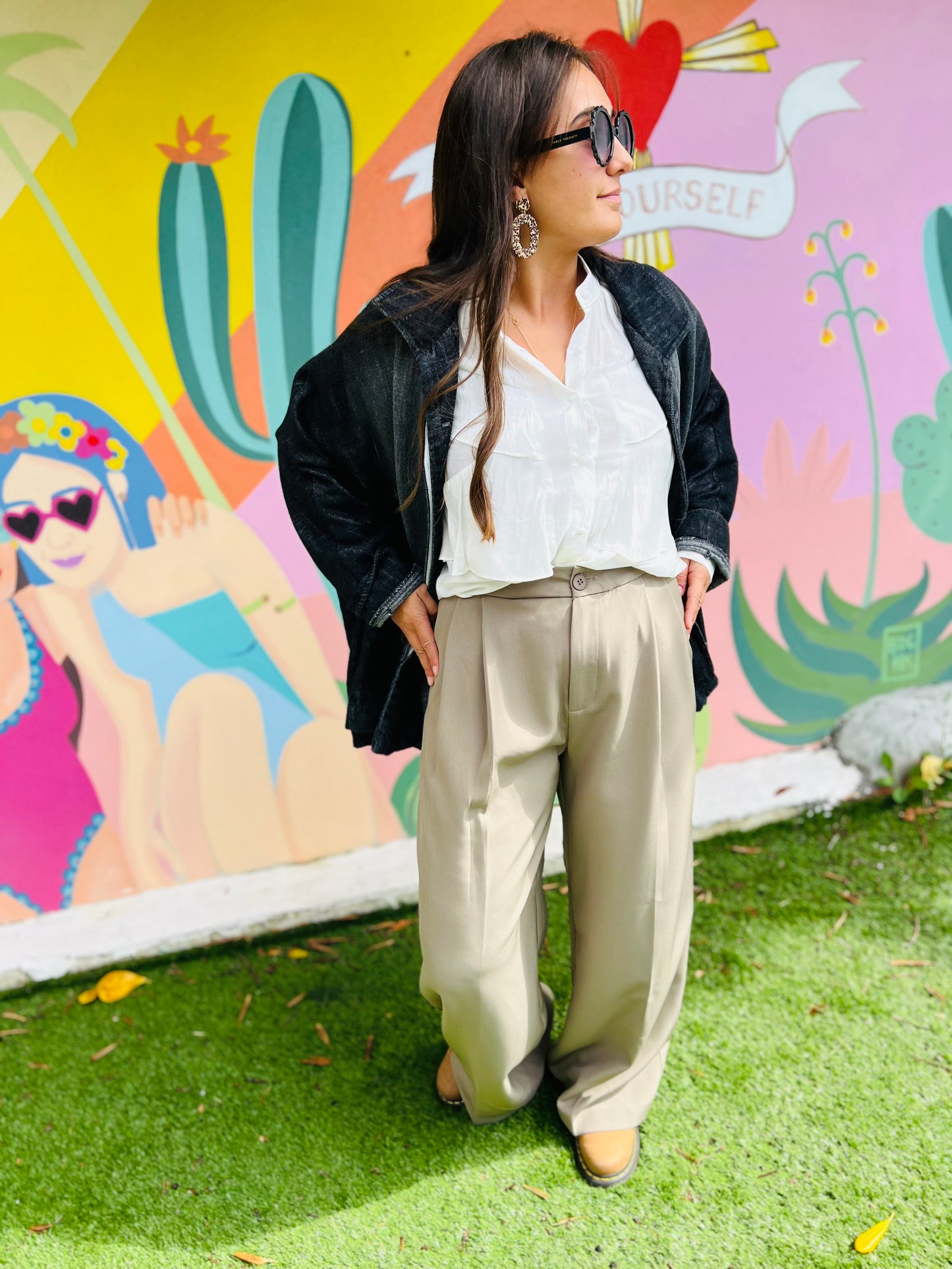 Blouse à volants Manille - Blanc