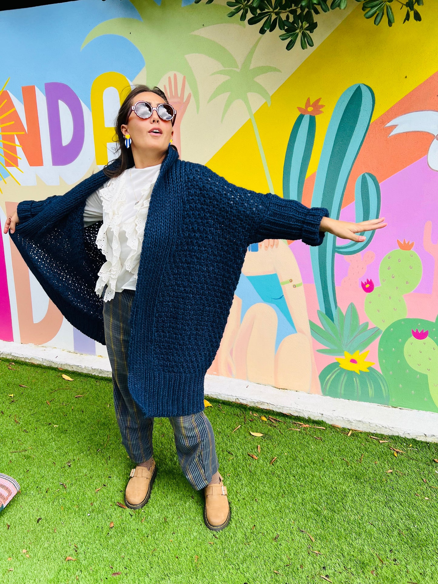 Long gilet Azzura by Banditas - Marine