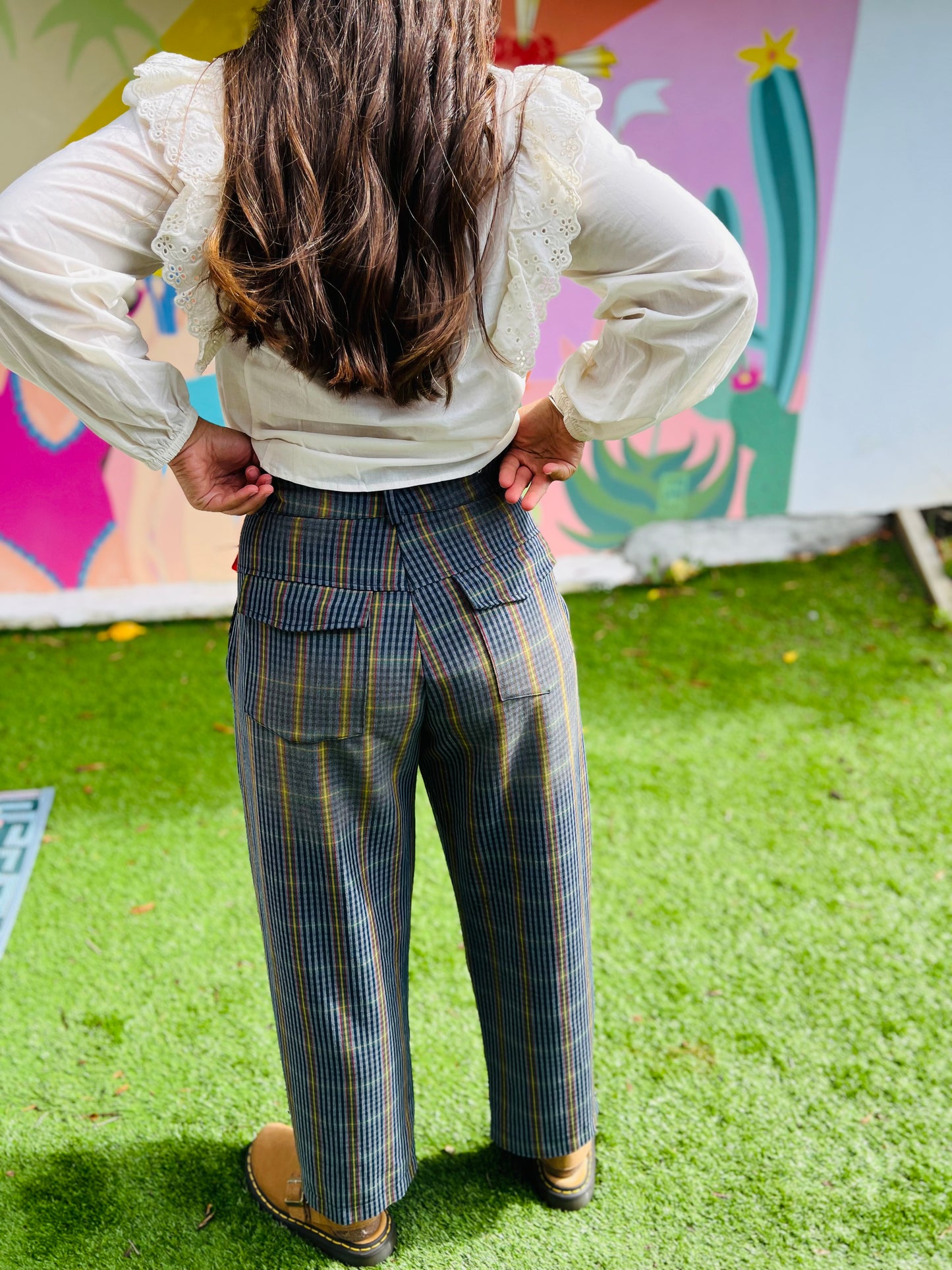 Pantalon à carreaux Adige by Banditas