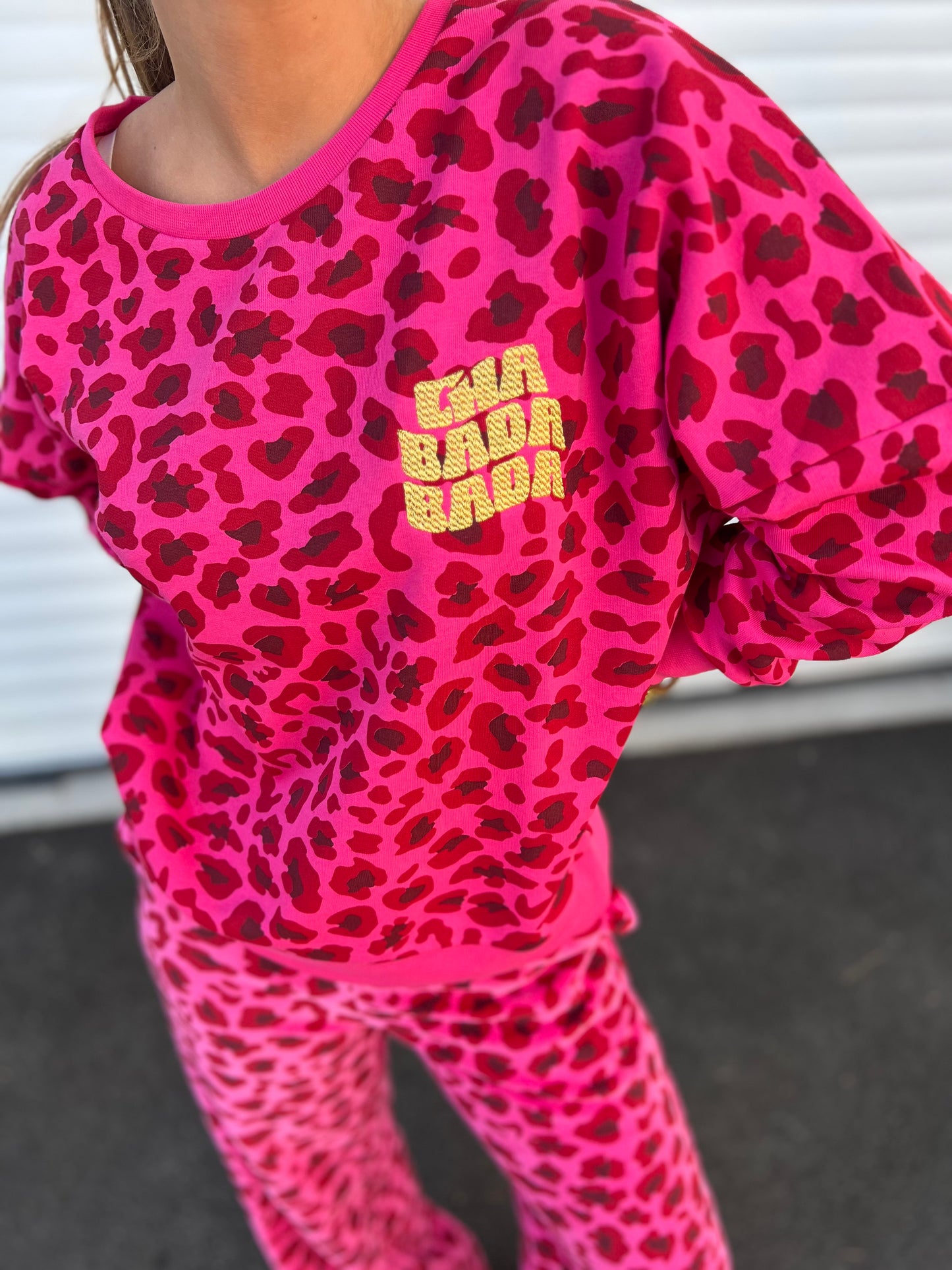 Sweat Sonia Léopard Fuschia