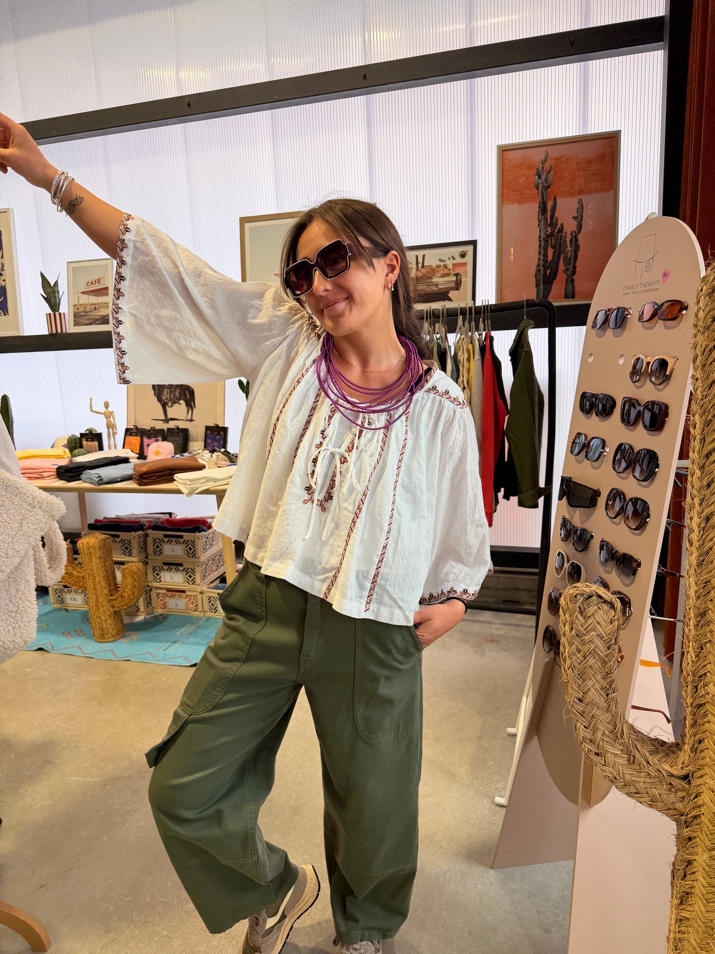 Blouse Angelica Brodée