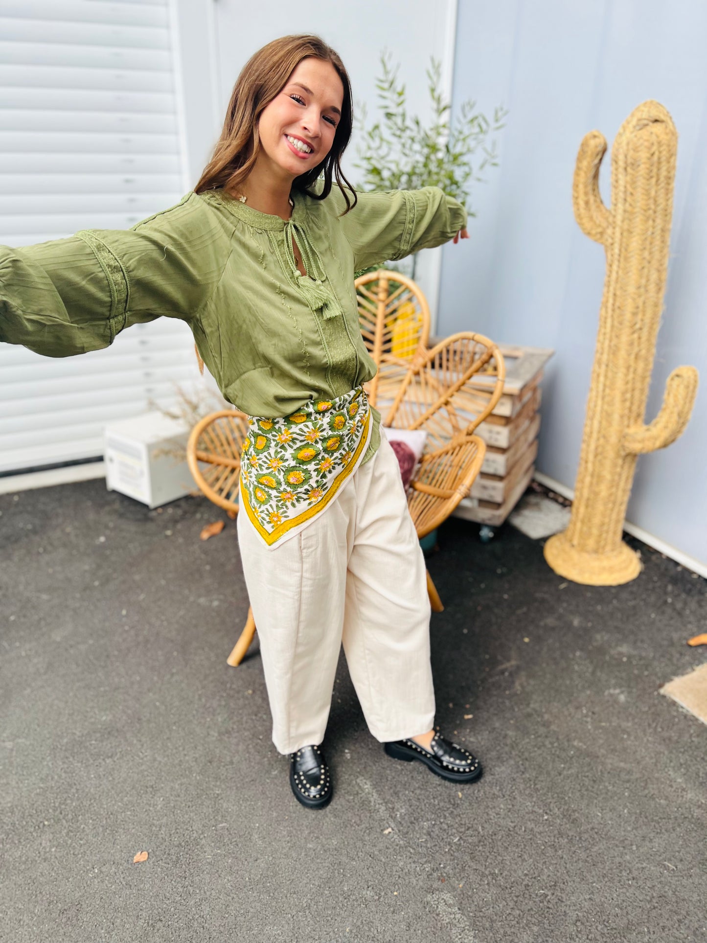 Blouse Manouche - vert