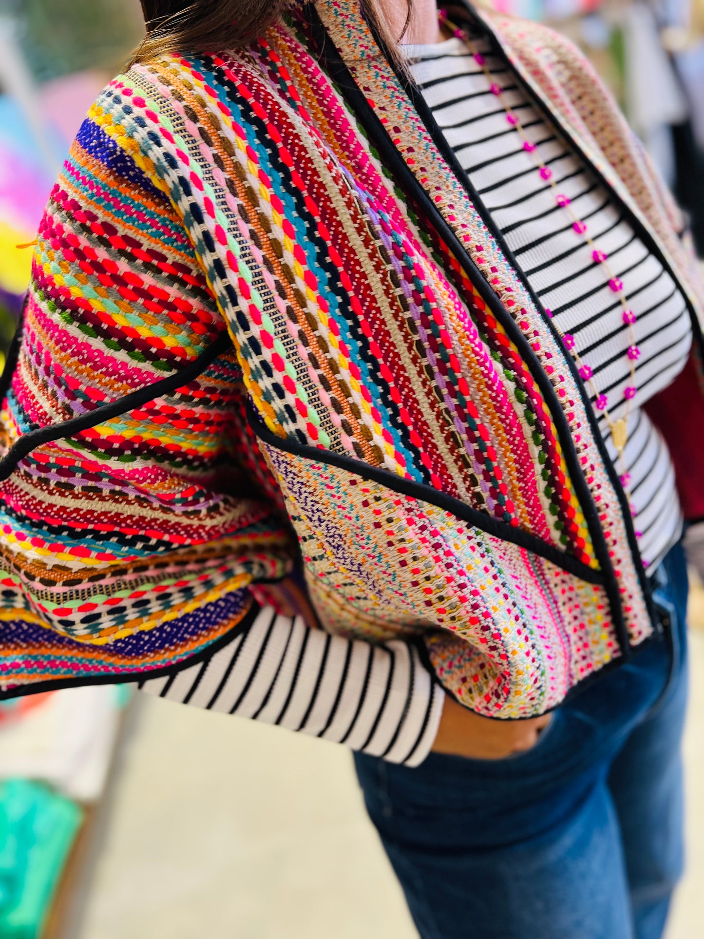 Veste Uma tissu ethnique