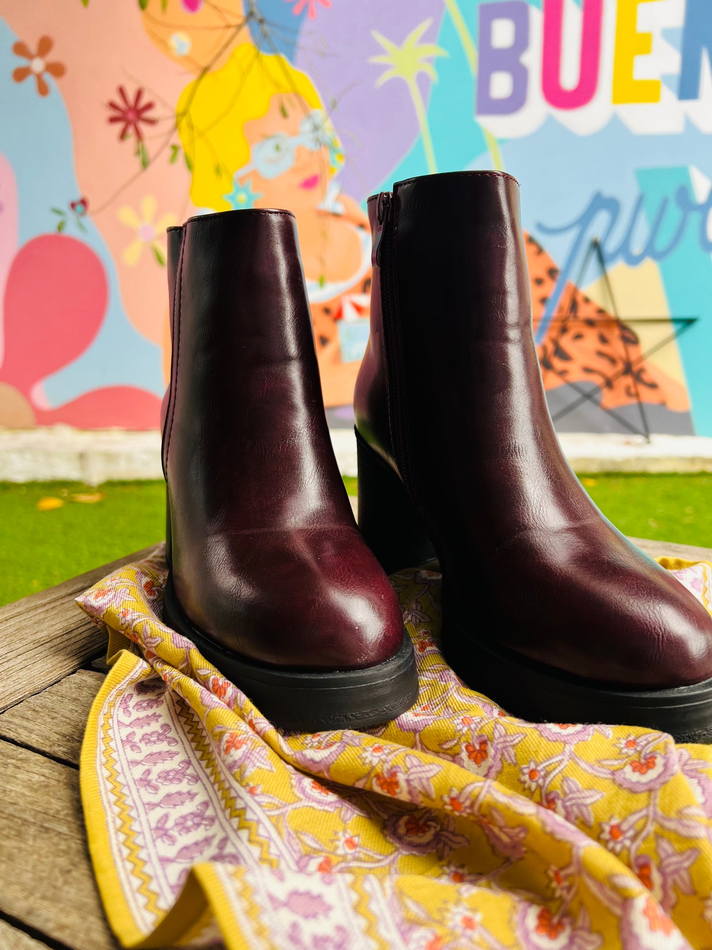 Boots Malika - prune