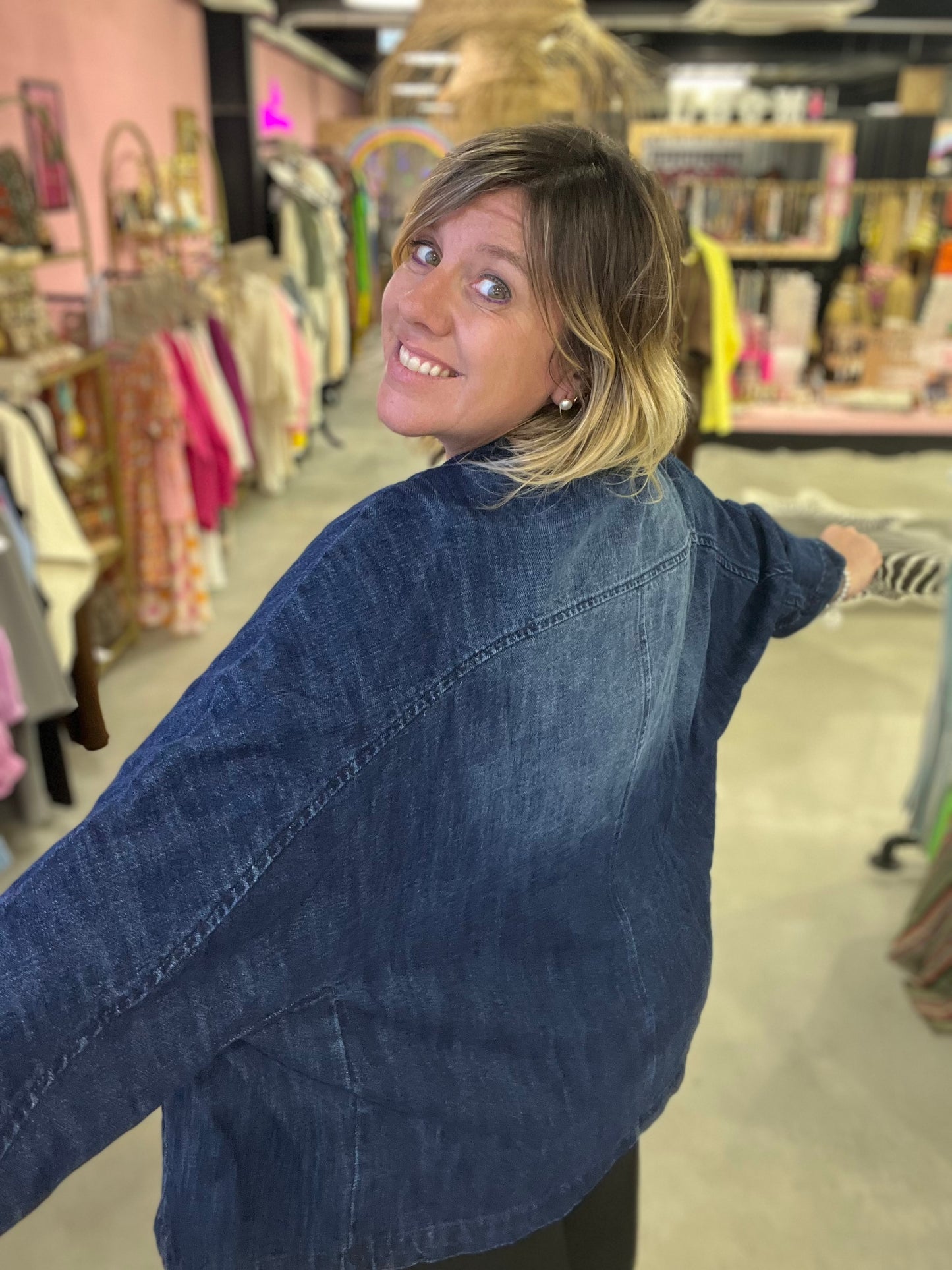 Veste en jean brut Belle by Banditas