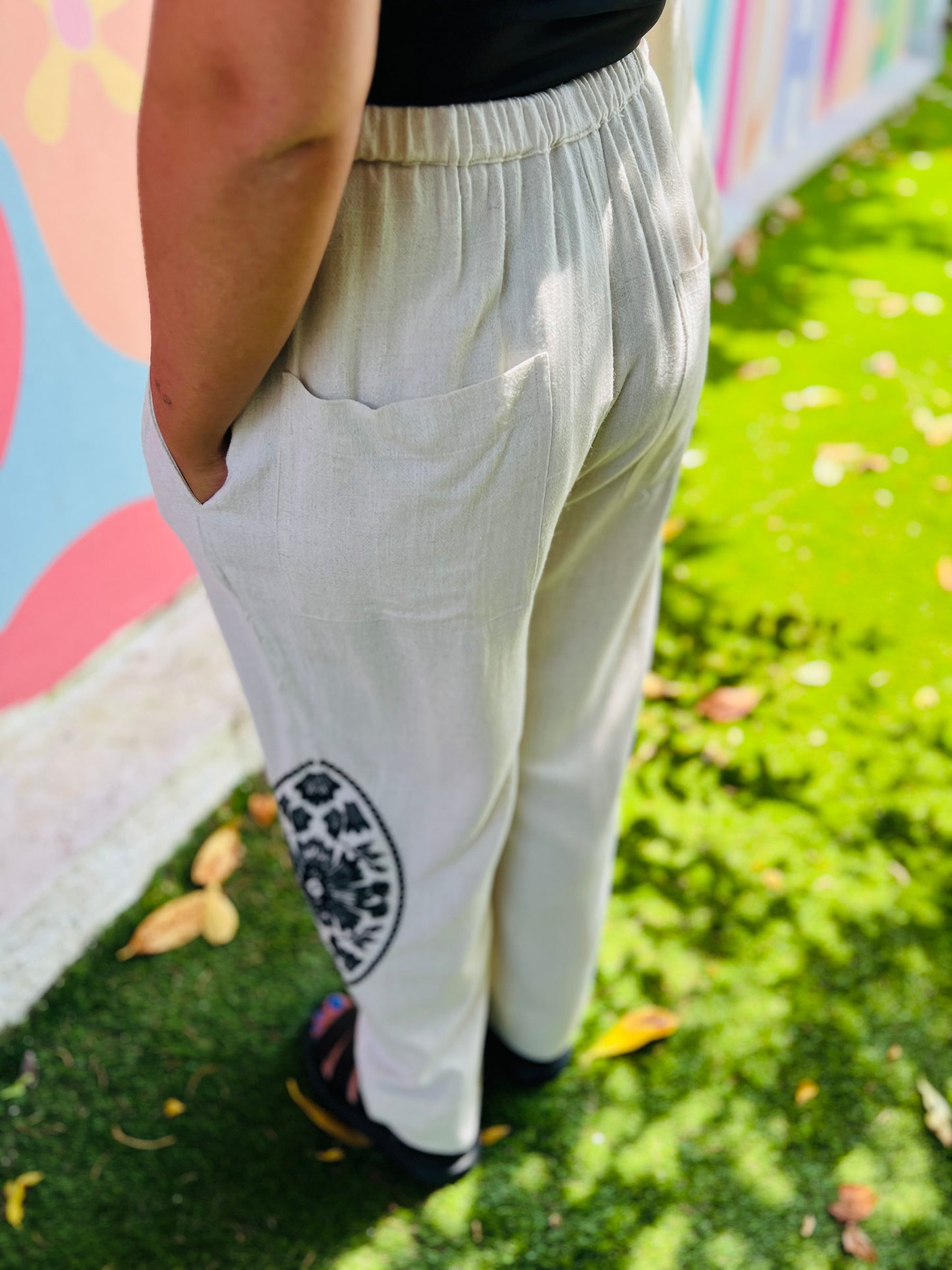 Pantalon fluide lin Missya