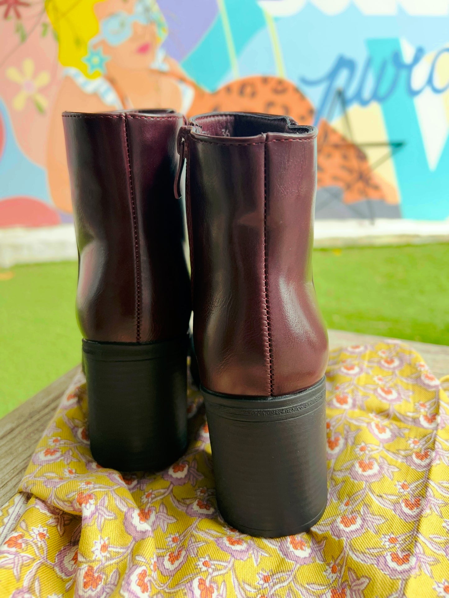 Boots Malika - prune