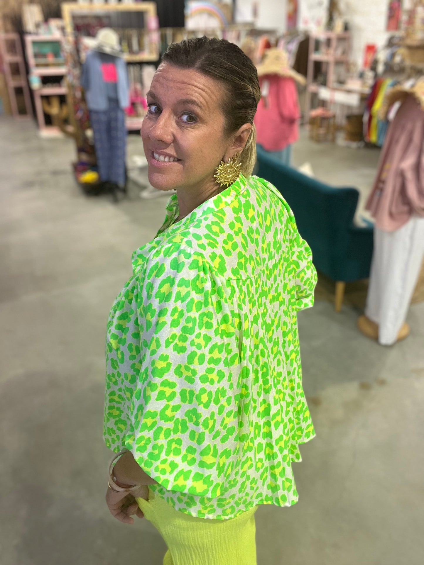 Blouse Fauvea fluo - Vert