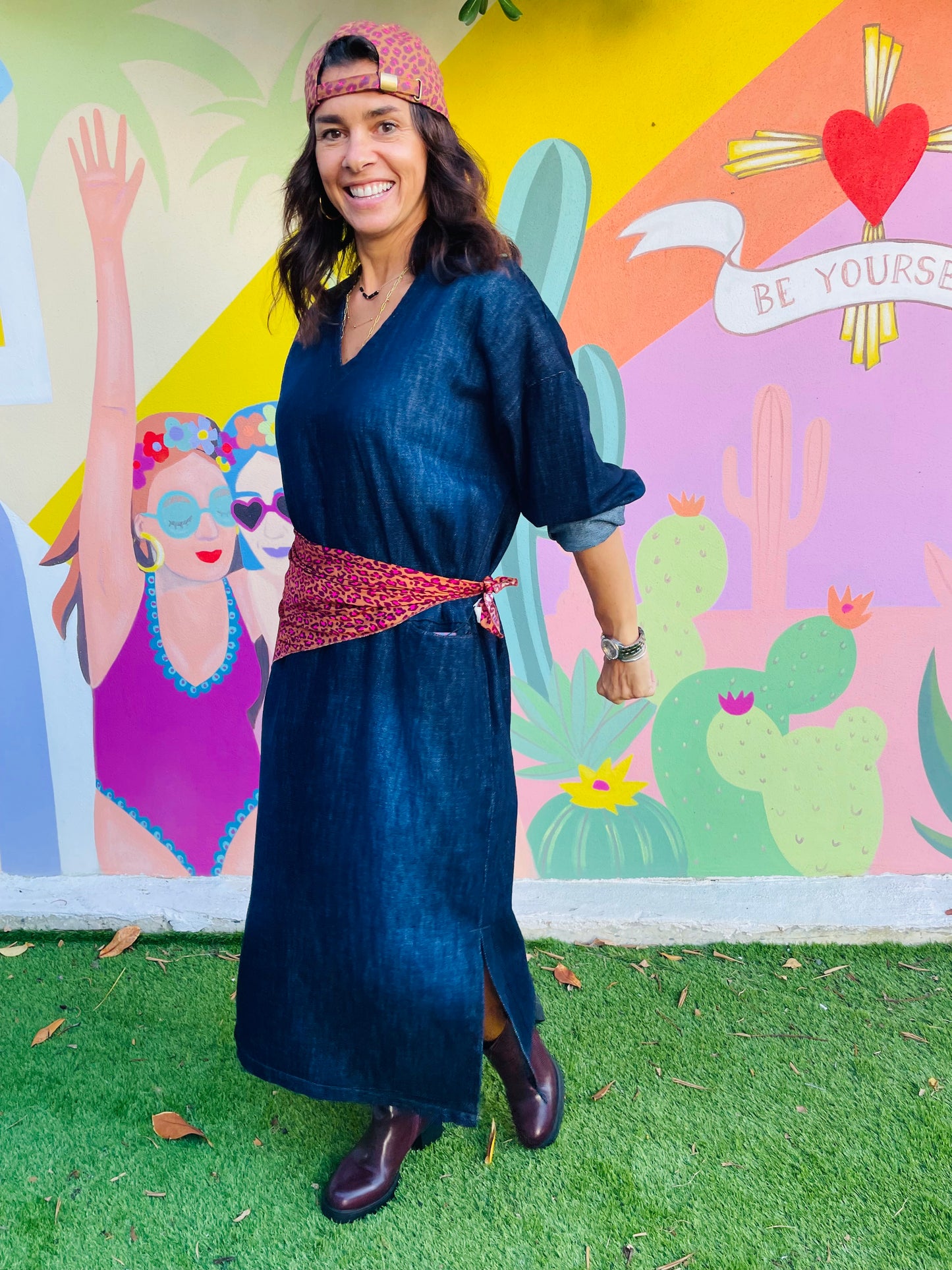Robe DENVER - Denim bleu