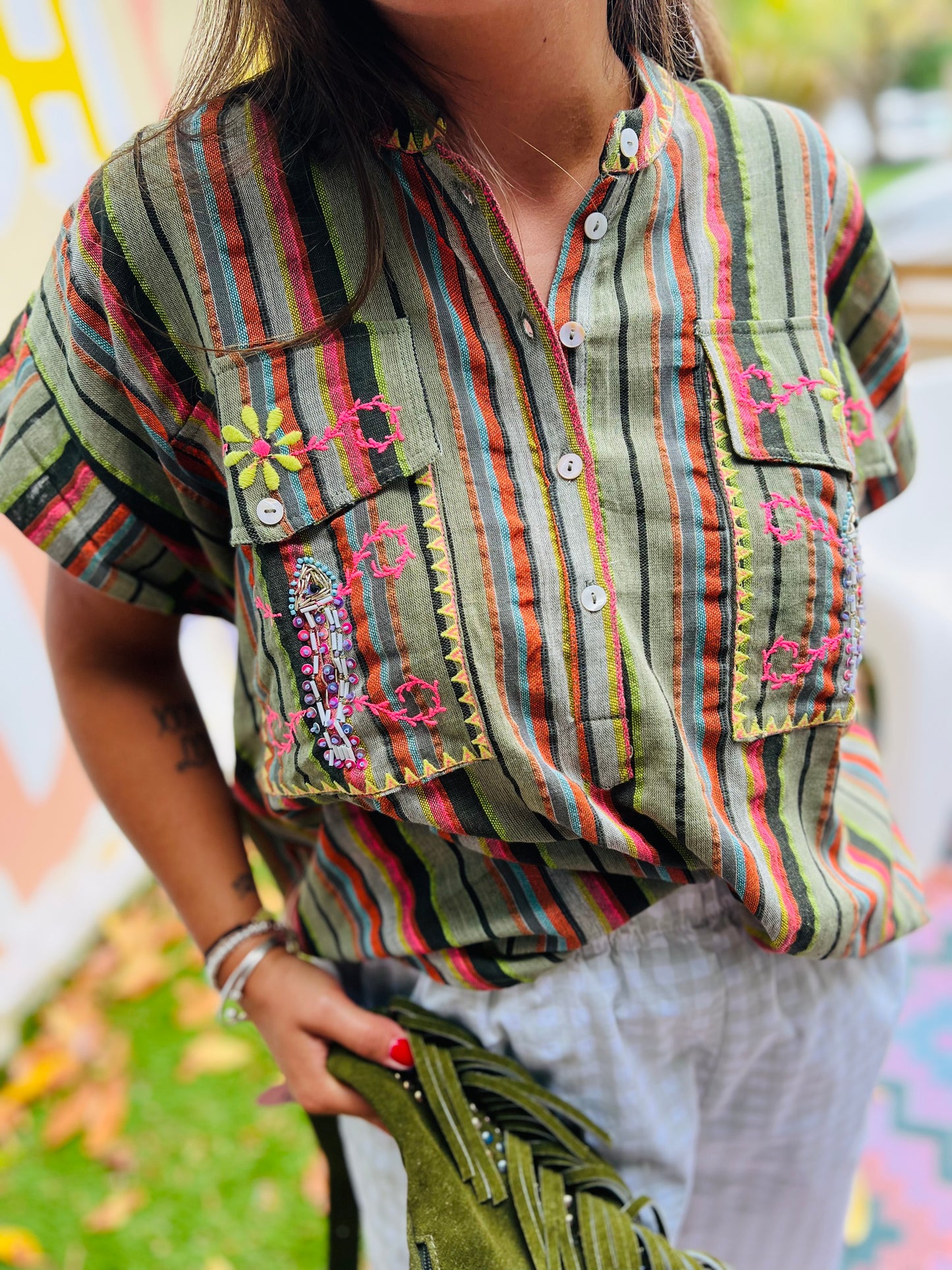 Top broderies Aman