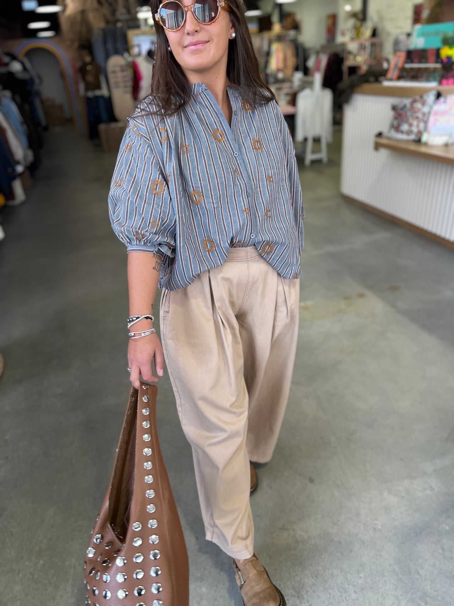 Blouse Arizona - Gris