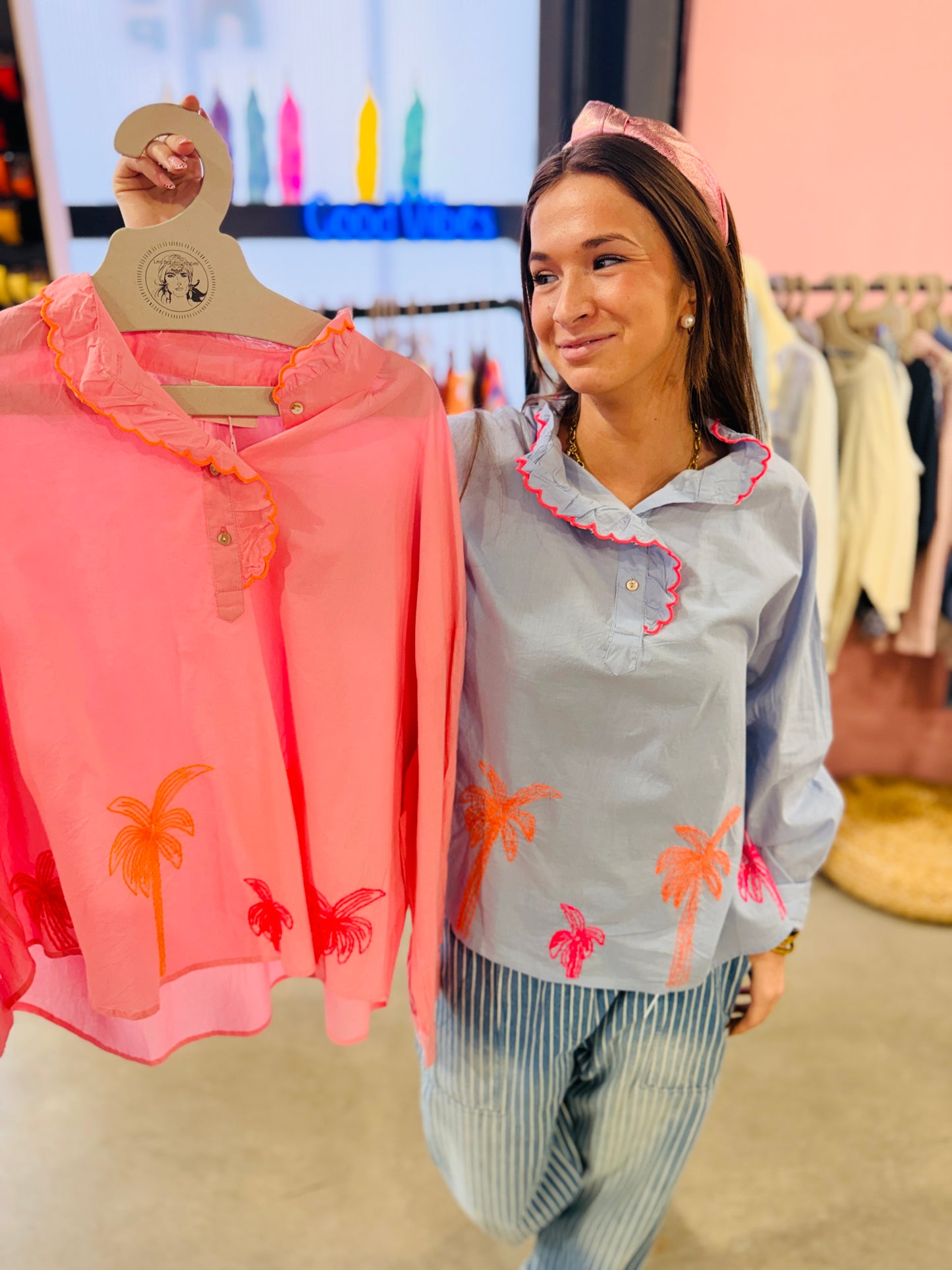 Chemisier Palmier - 2 couleurs