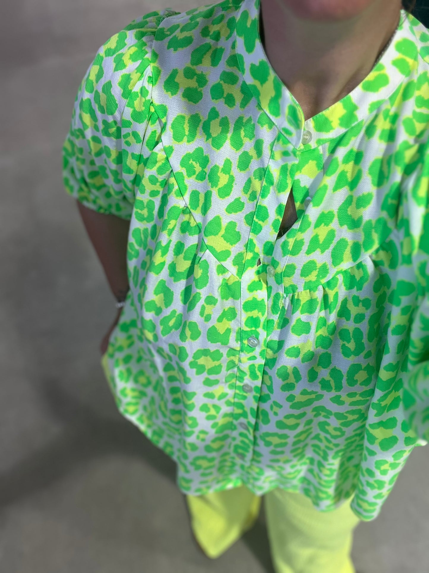 Blouse Fauvea fluo - Vert