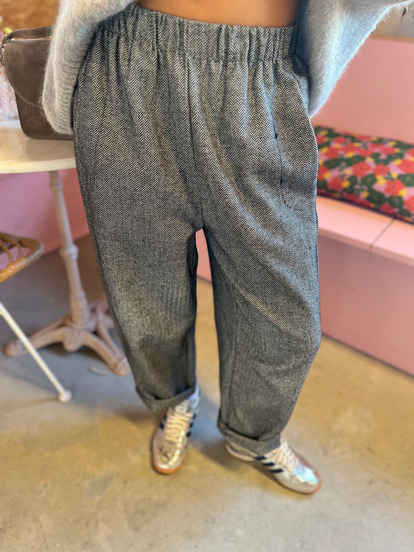 Pantalon magique chevrons by Johanna