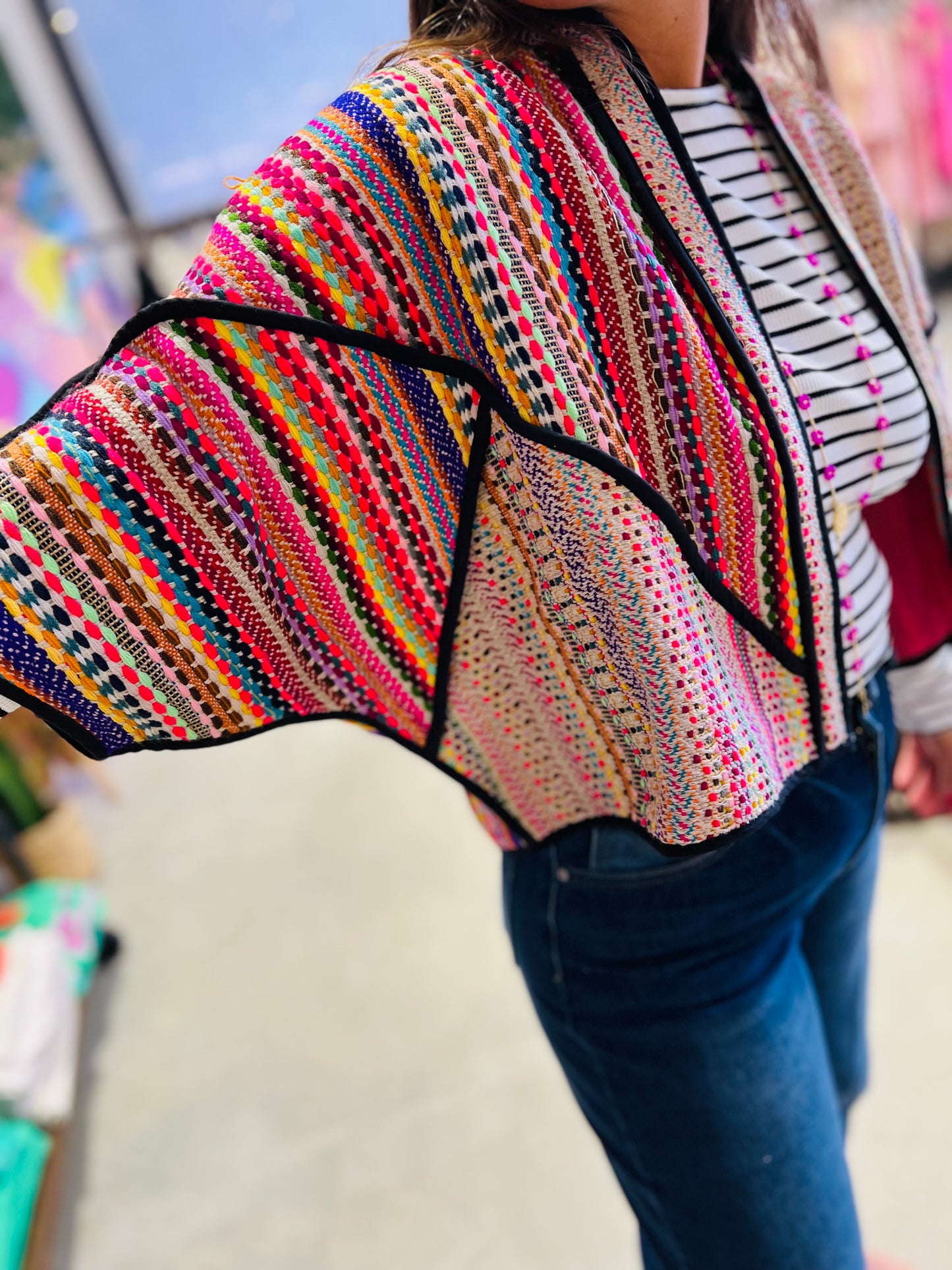 Veste Uma tissu ethnique