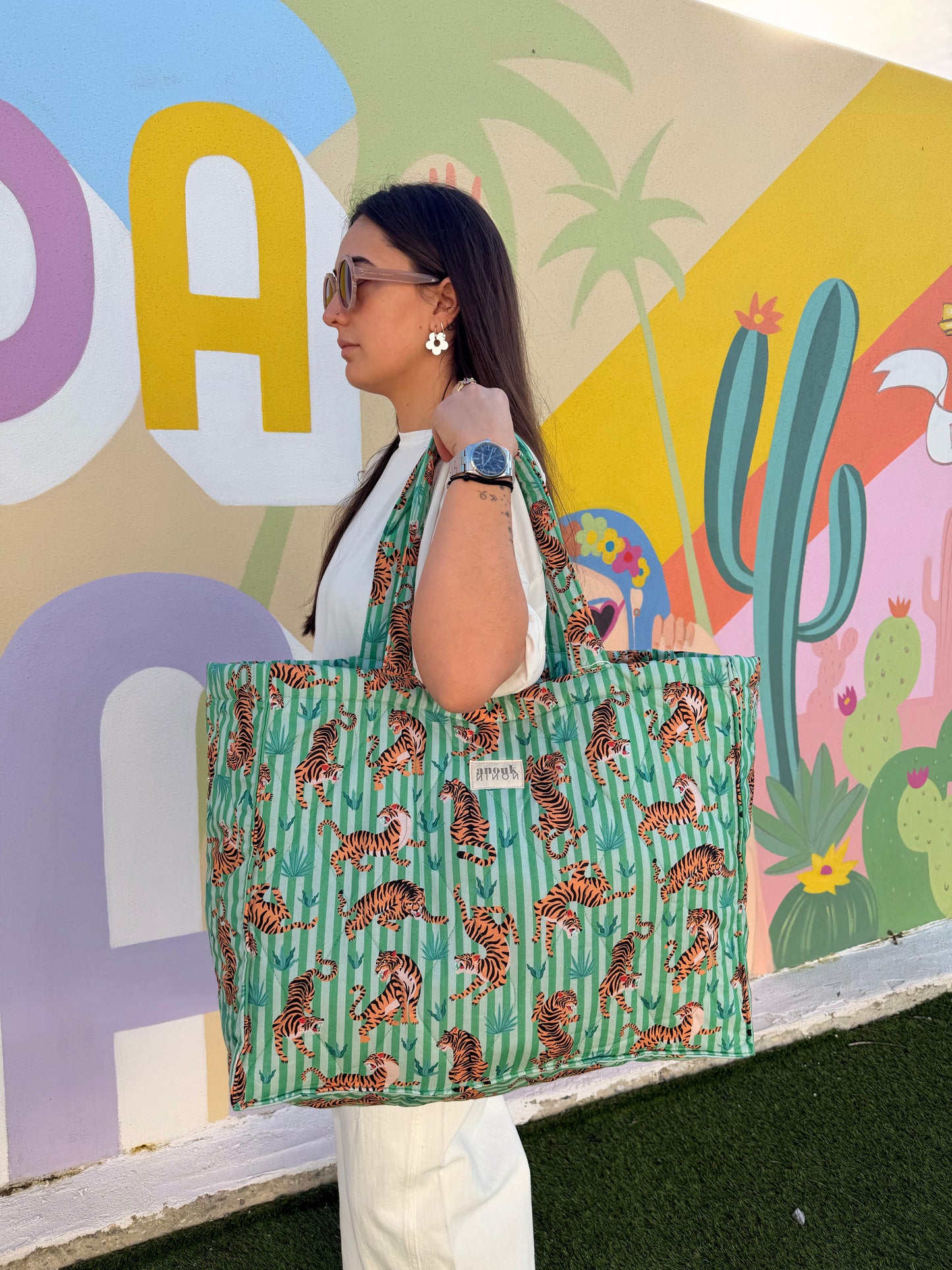 Cabas matelassé Scarlett - 2 couleurs