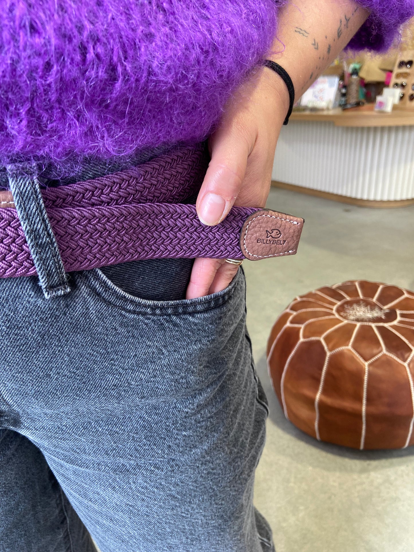 Ceinture tressée BILLYBELT