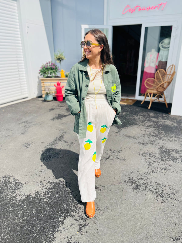 Pantalon gaze de coton ZITROI