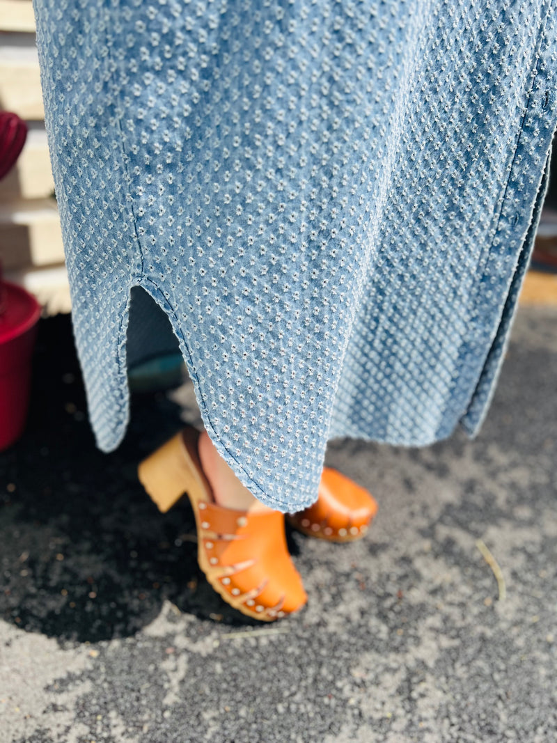Robe longue en jean RAFFAELLO by Banditas